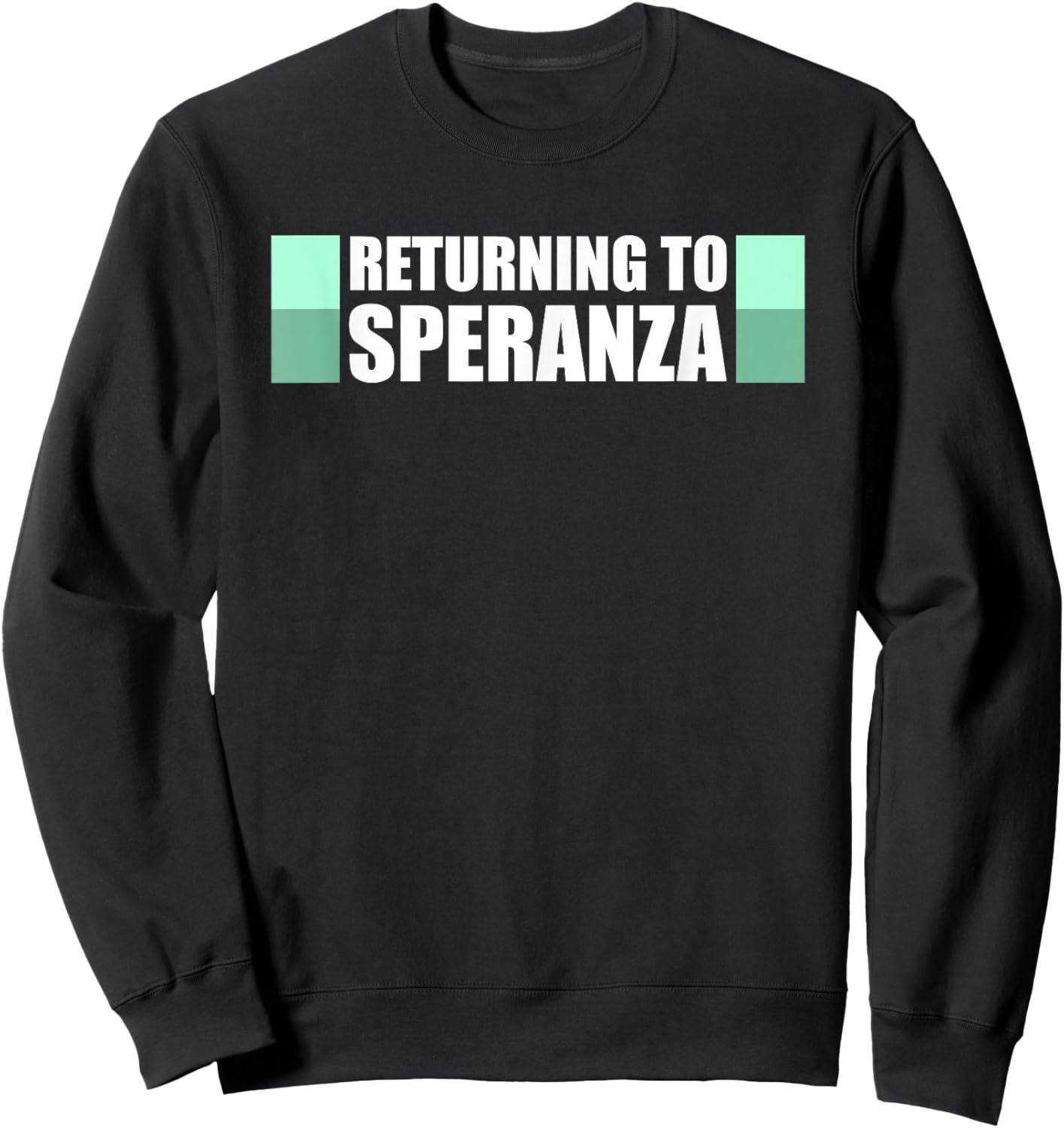 Speranza Returning Gaming Funny Sweatshirt - Sweatshirt | Black