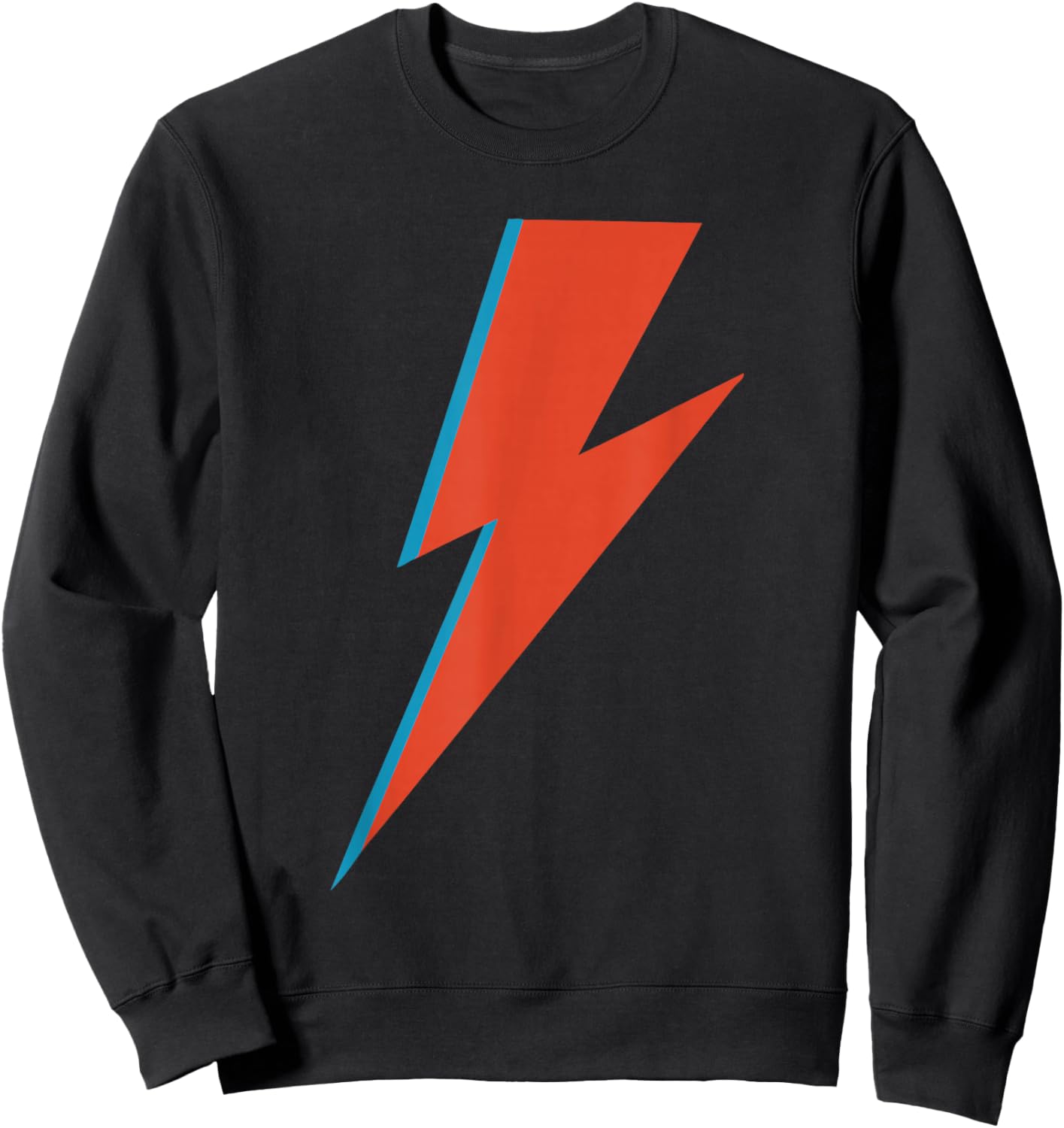 Lightning Bolt as Worn by Ziggy Rock Classic Music Sane 70s Sweatshirt - Sweatshirt | Black