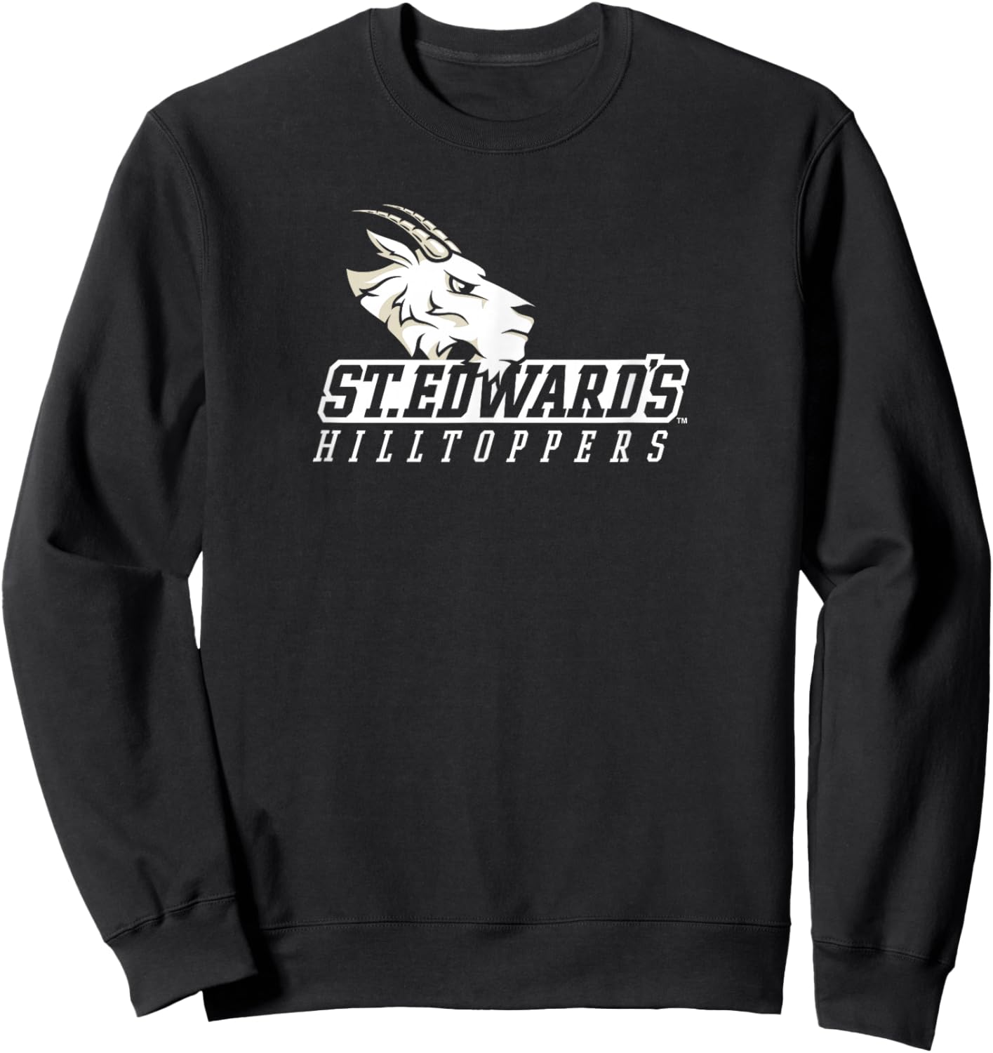 St. Edward's University Hilltoppers Primary Logo Sweatshirt - Sweatshirt | Black