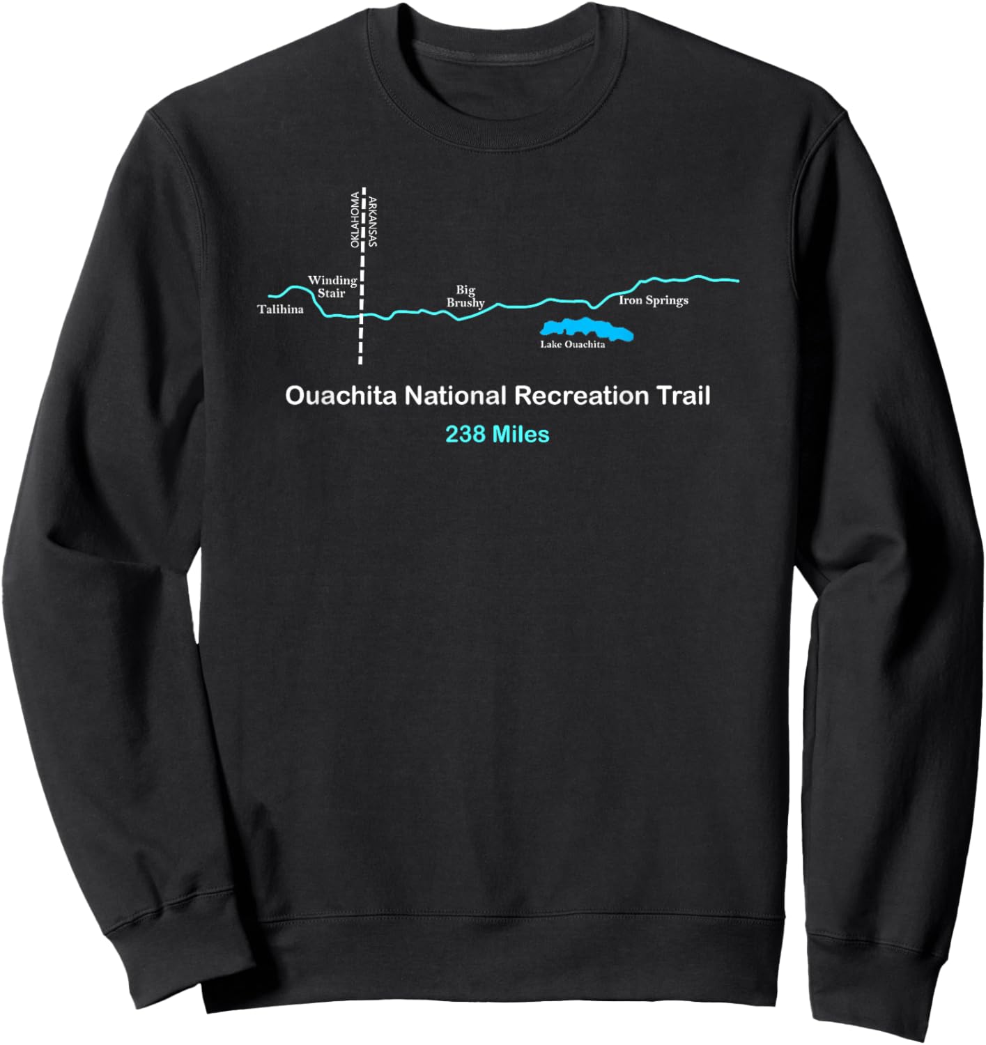 Ouachita National Recreation Trail Sweatshirt - Sweatshirt | Black