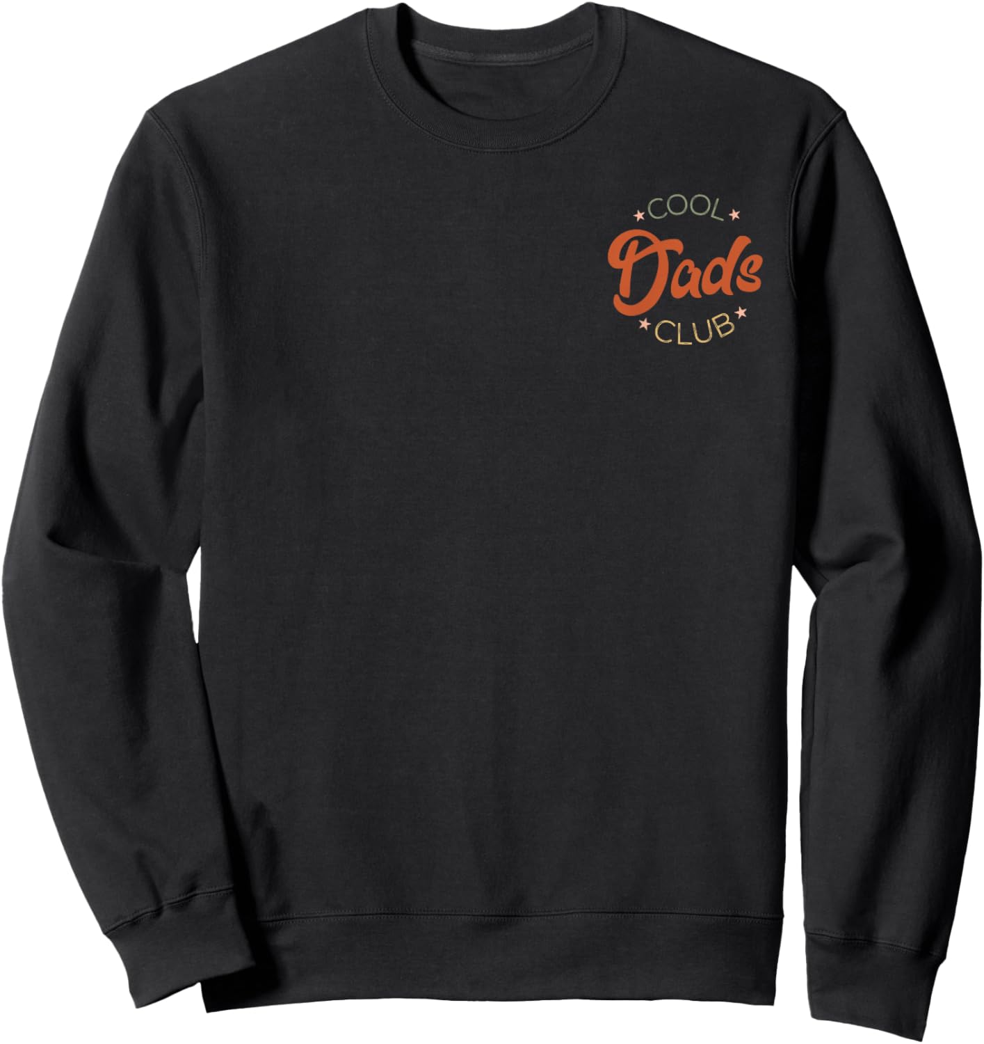 Cool Dad Club Vintage Dad The Man The Myth The Bad Influence Sweatshirt - Sweatshirt | Black