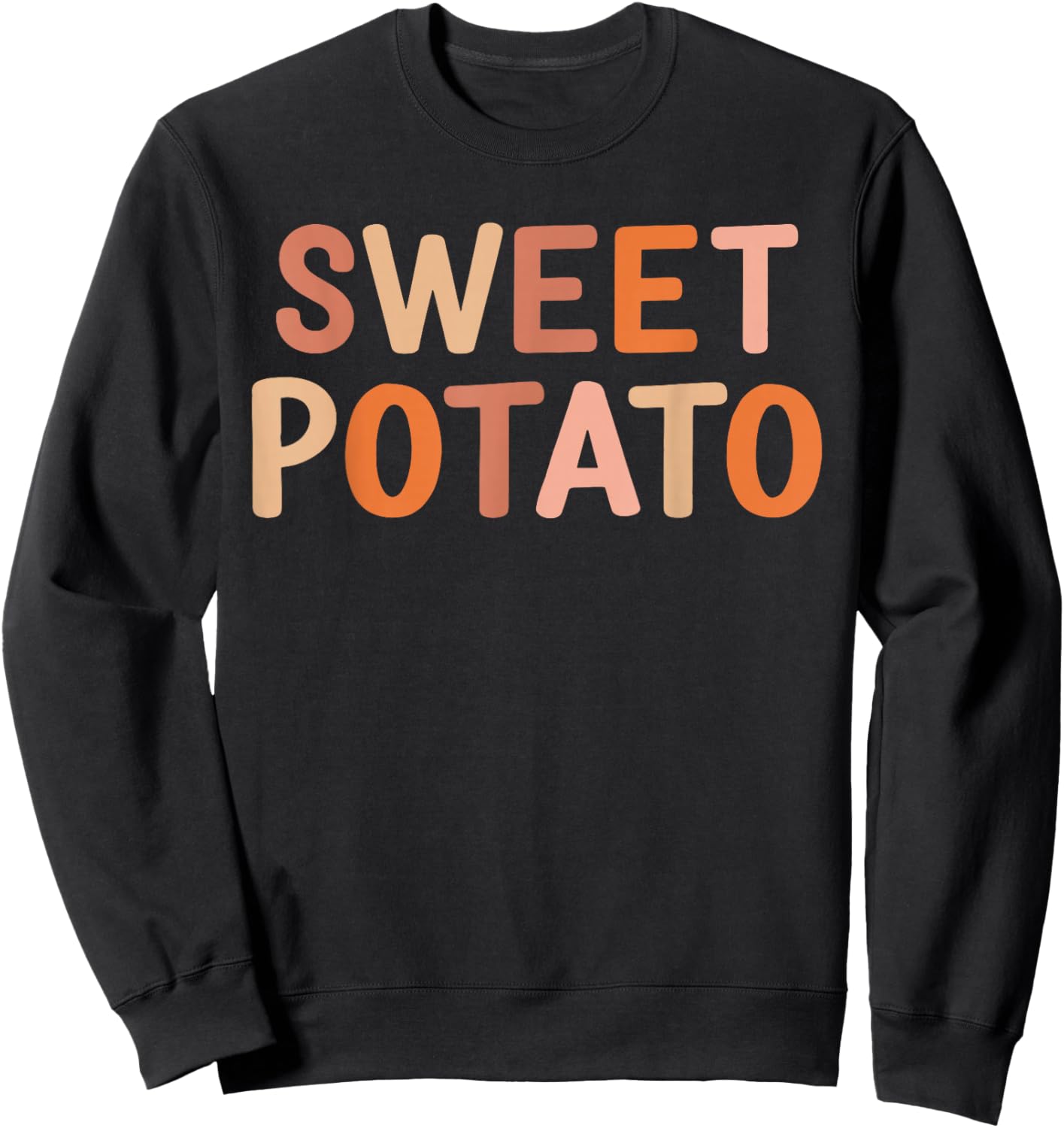 Sweet Potato Grouchy Potato Sweatshirt - Sweatshirt | Black