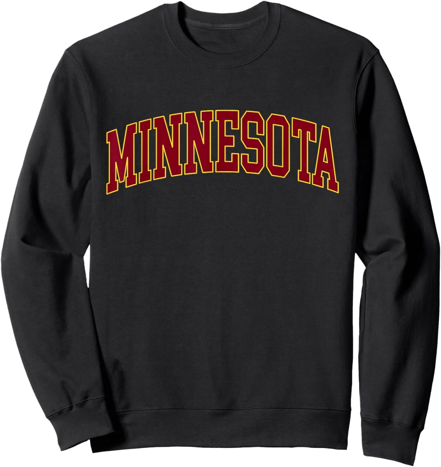 Minnesota - Throwback Design - Classic Sweatshirt - Sweatshirt | Black