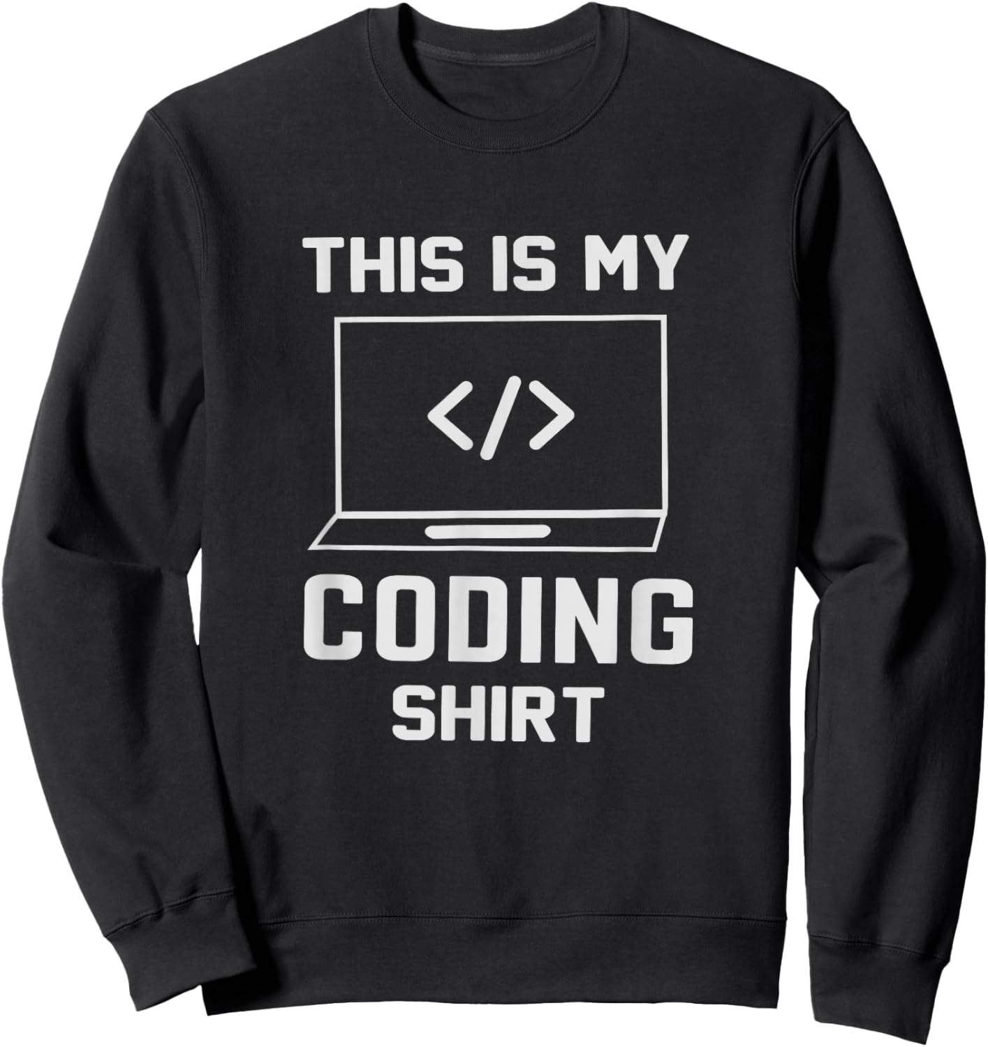 Binary Coding Nerd Computer Science Coder Geek Programmer Sweatshirt - Sweatshirt | Black