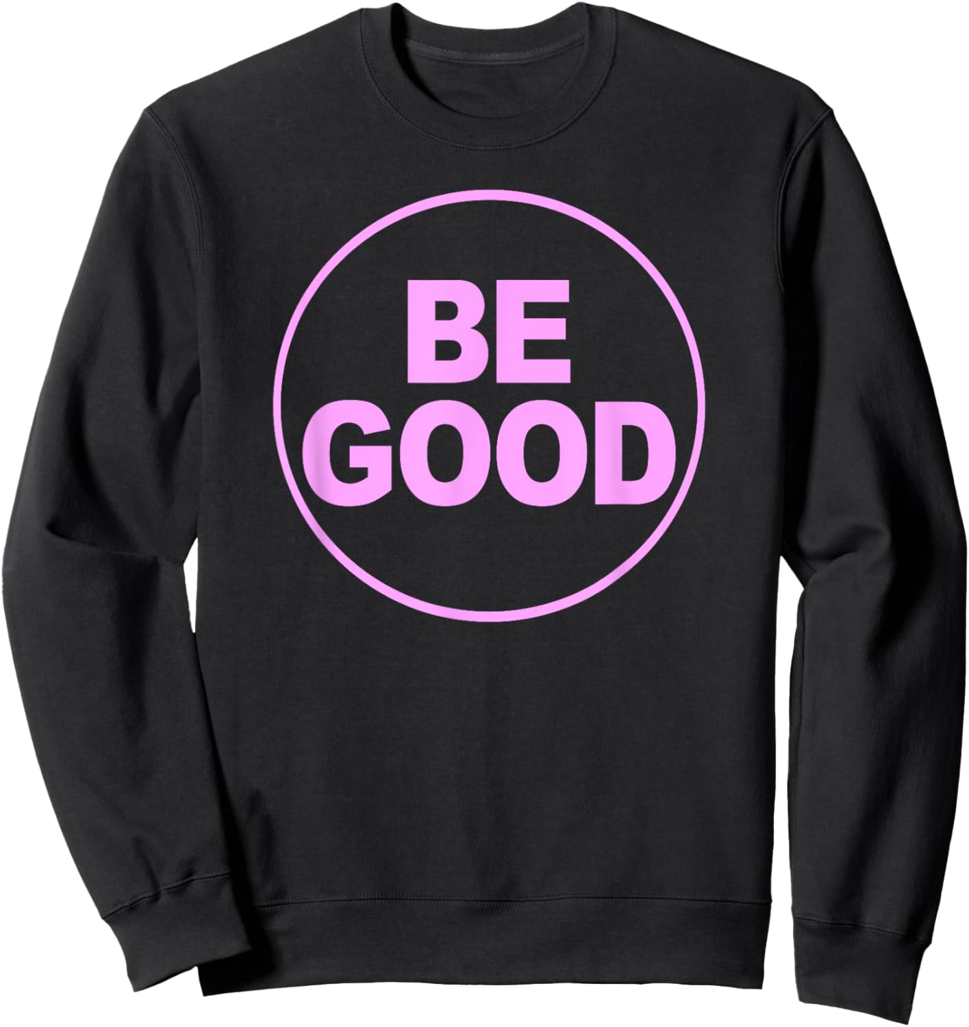 BE Good Support Button Style Sweatshirt - Sweatshirt | Black
