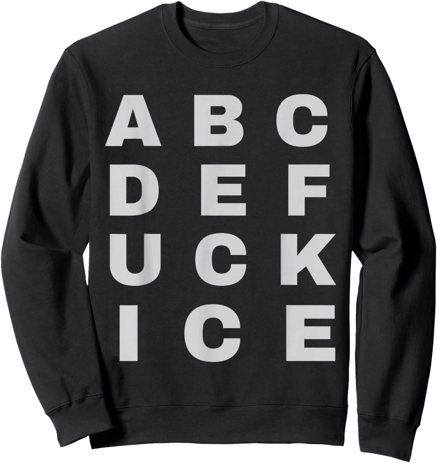 ABCDF Ice Sweatshirt - Sweatshirt | Black