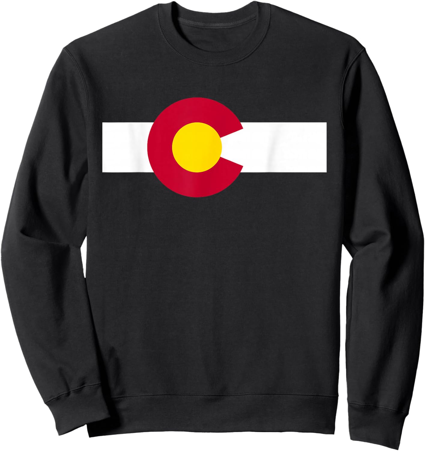 Colorado State Flag Colorado Pride Sweatshirt - Sweatshirt | Black