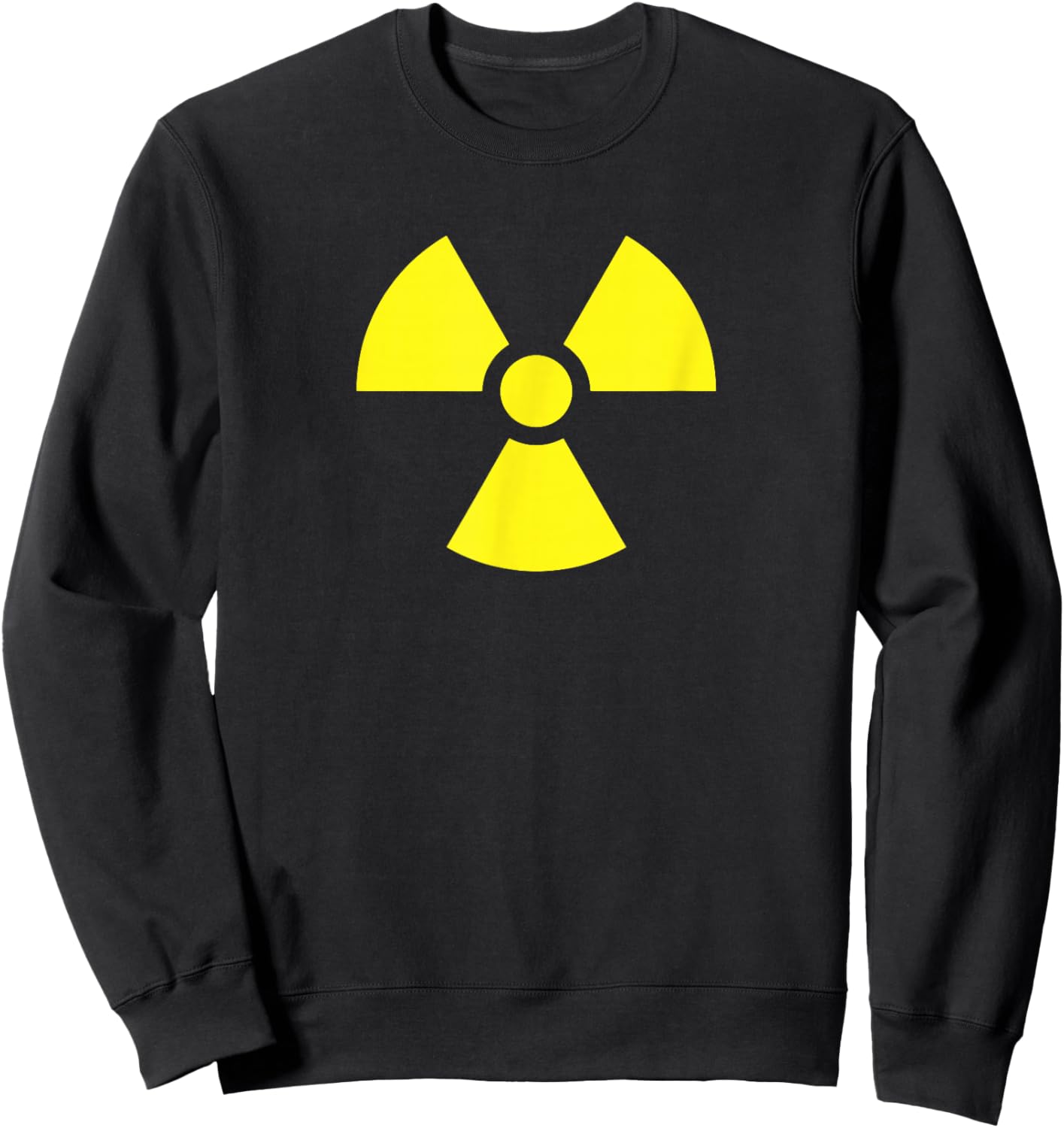 Nuclear Radioactive Material Symbol Radiation Biohazard Sweatshirt - Sweatshirt | Black