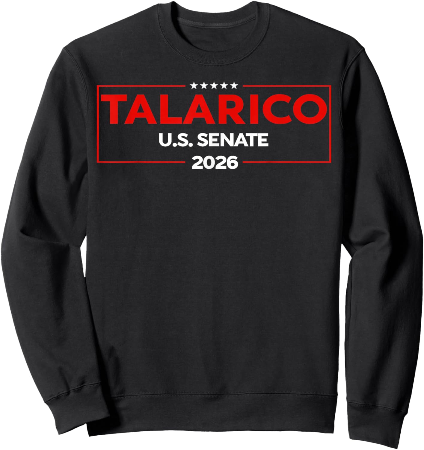 James Talarico for U.S. Senate from Texas 2026 Retro US Flag Sweatshirt - Sweatshirt | Black