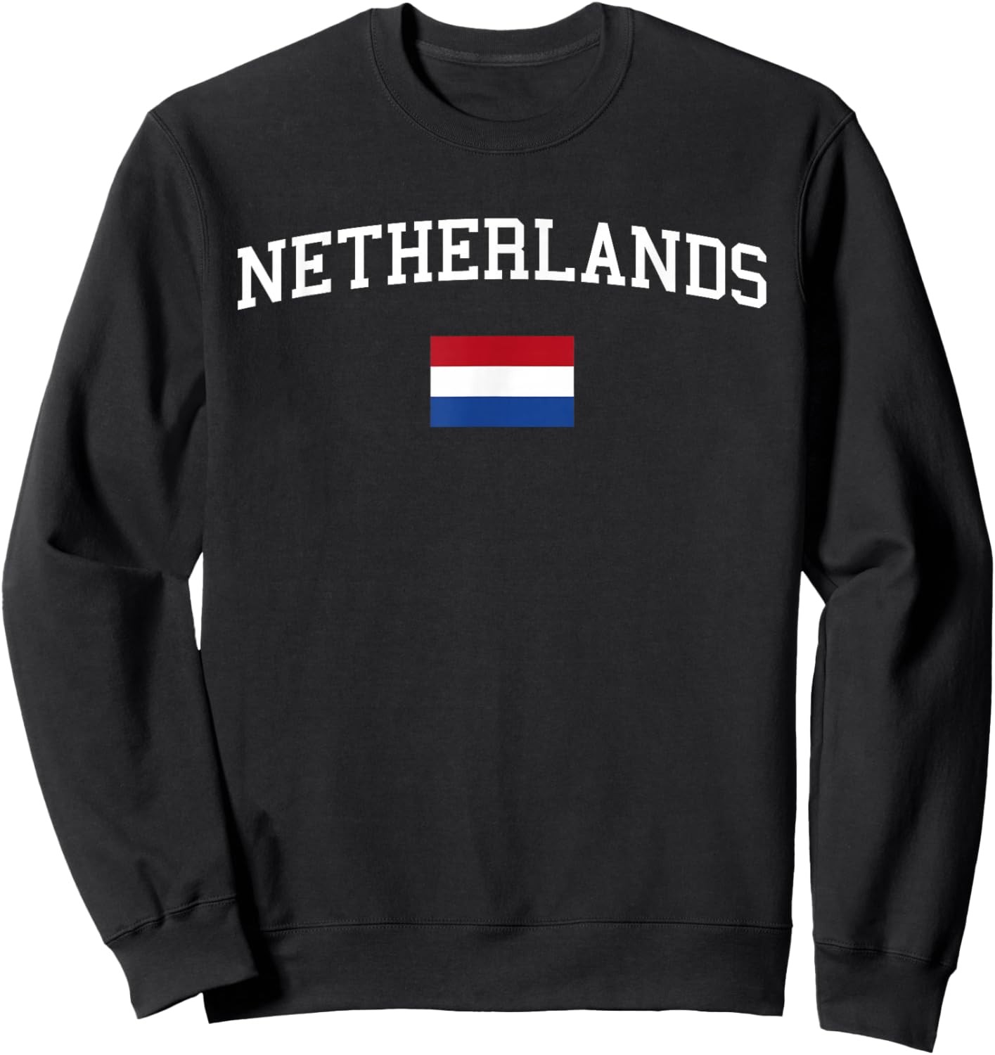 Dutch Flag Men Women Kids Netherlands Sweatshirt - Sweatshirt | Black