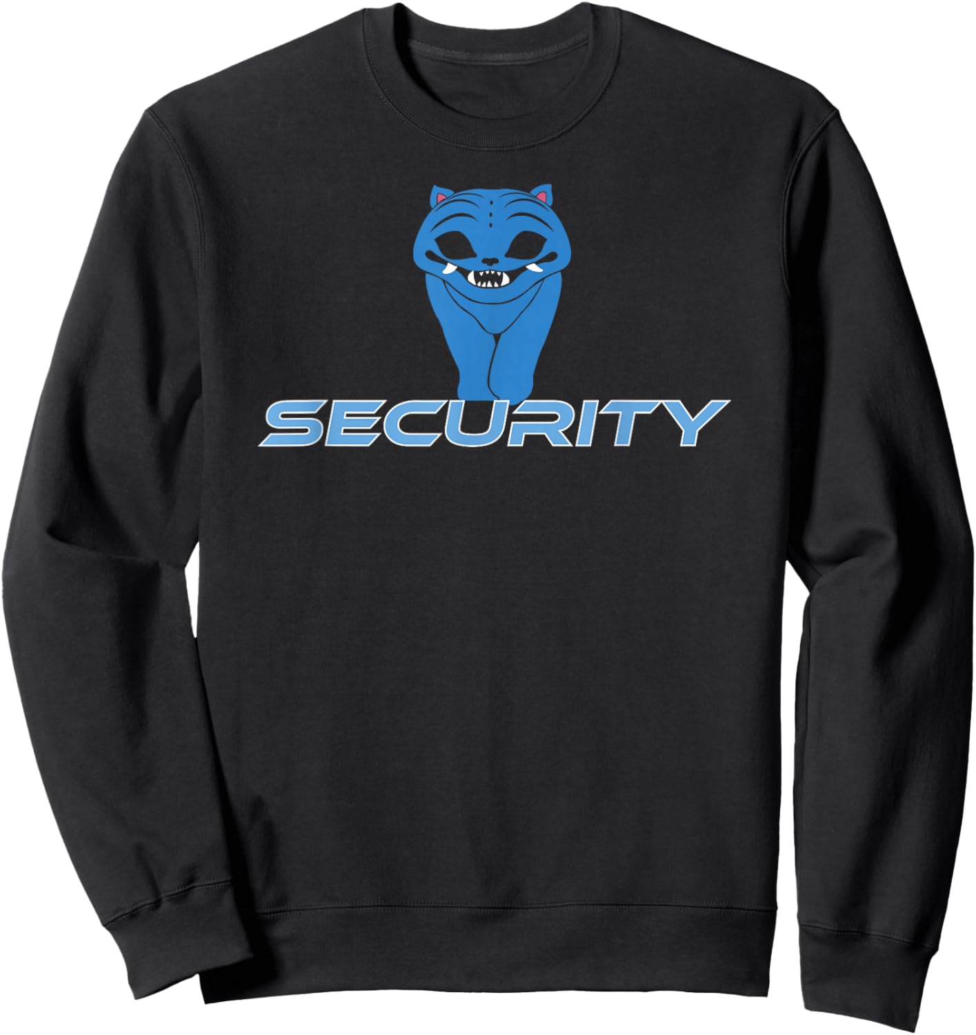 Derpy Security – Easy Parent Halloween Costume Ideas Sweatshirt - Sweatshirt | Black