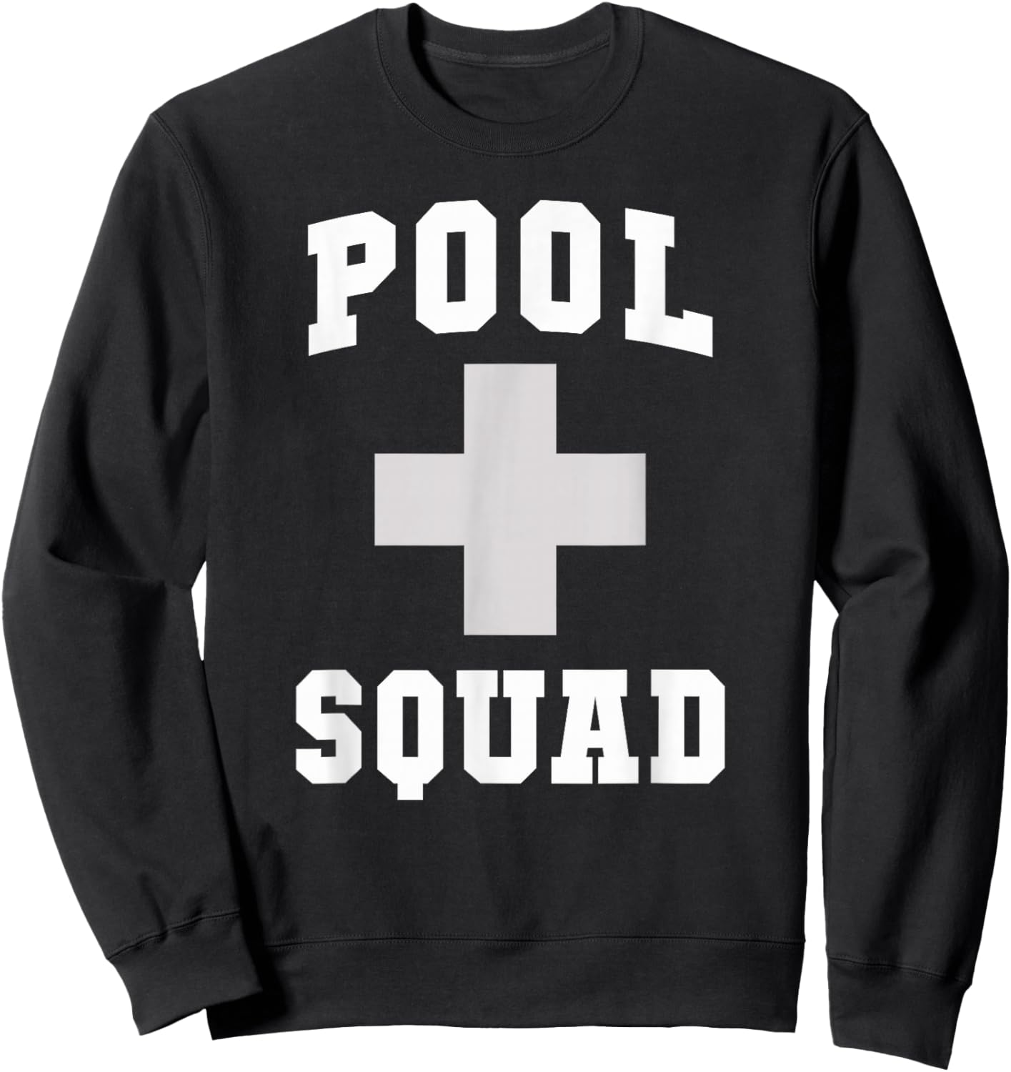 Cute Pool Squad Rescuer Dispatch Lifeguards Swim CPR Sweatshirt - Sweatshirt | Black