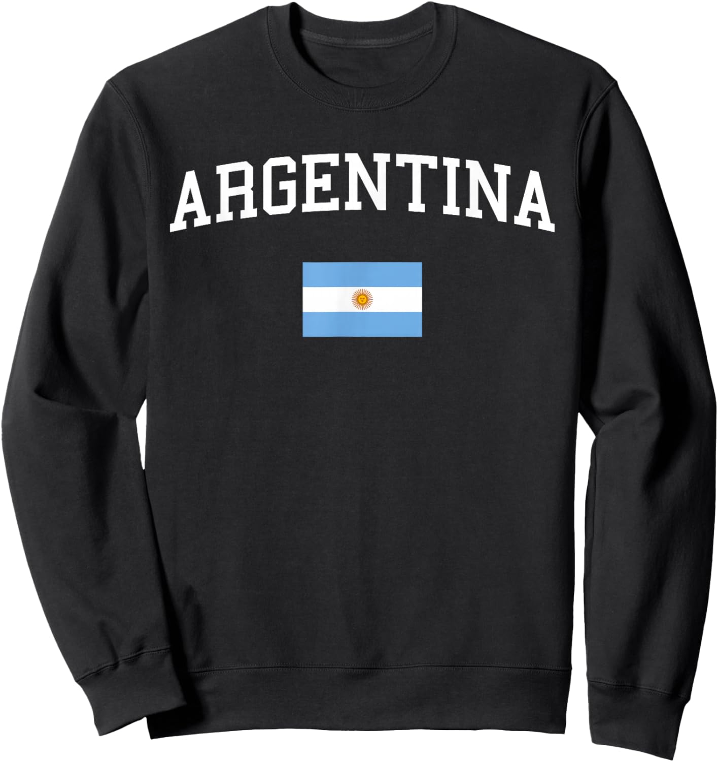 Argentinian Flag Men Women Kids Argentina Sweatshirt - Sweatshirt | Black