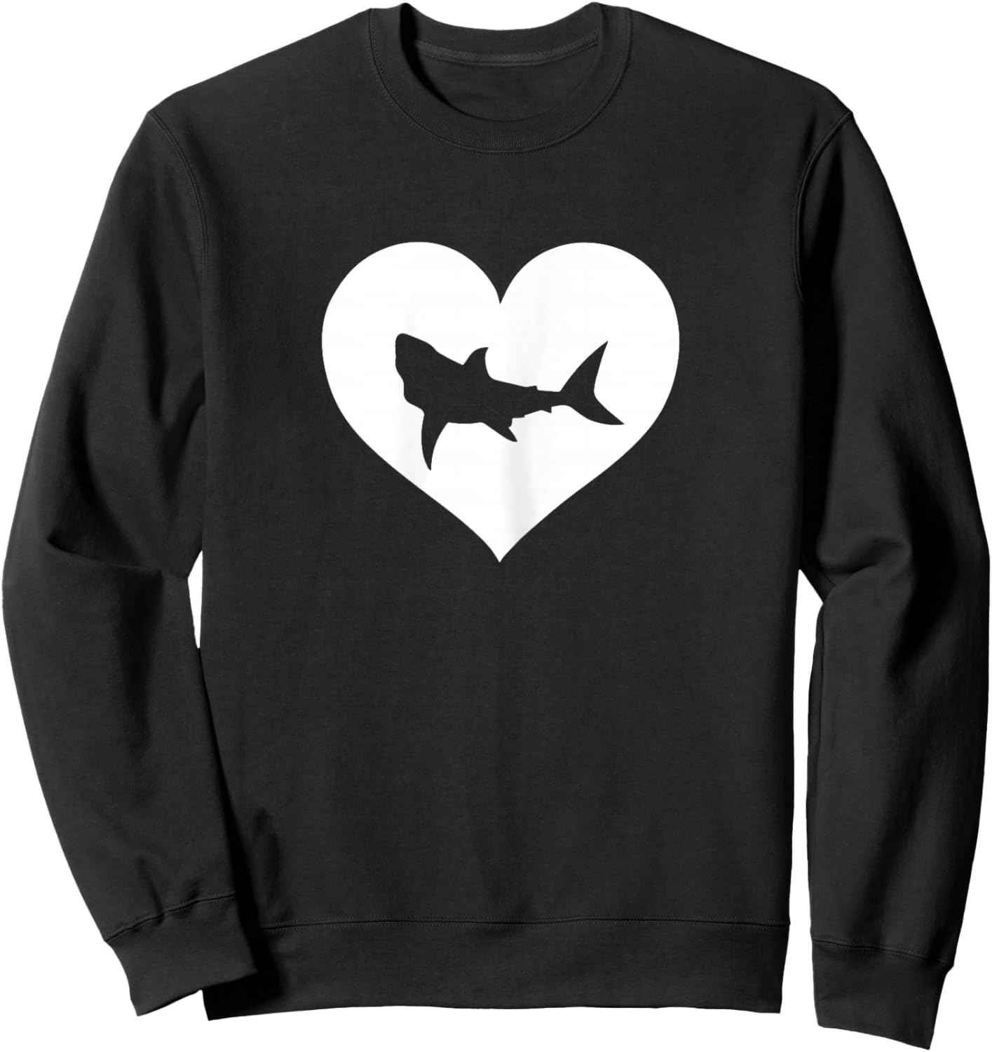 A Purple or Pink Shark Chirstmas Gift Sweatshirt - Sweatshirt | Black