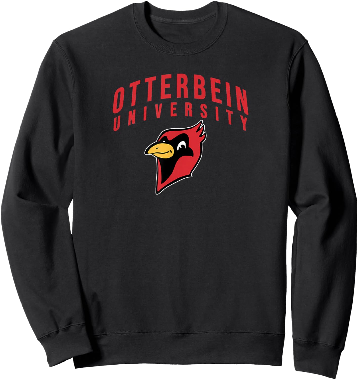 Otterbein University Cardinals Primary Logo Sweatshirt - Sweatshirt | Black