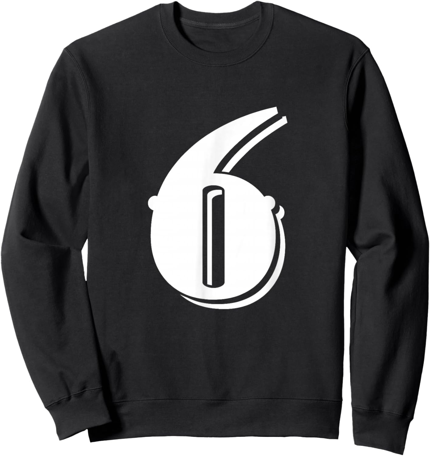 Number 6 Funny Meme Saying 6 7 Six Seven 6th Birthday 6 Year Sweatshirt - Sweatshirt | Black