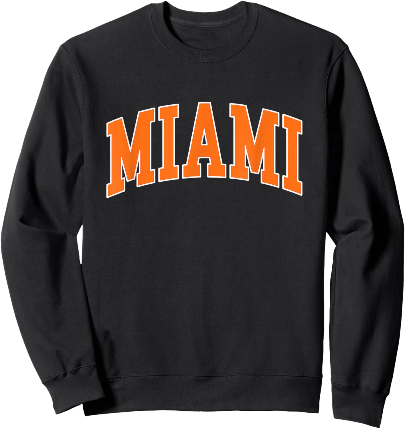 Miami - Throwback Design - Classic Sweatshirt - Sweatshirt | Black