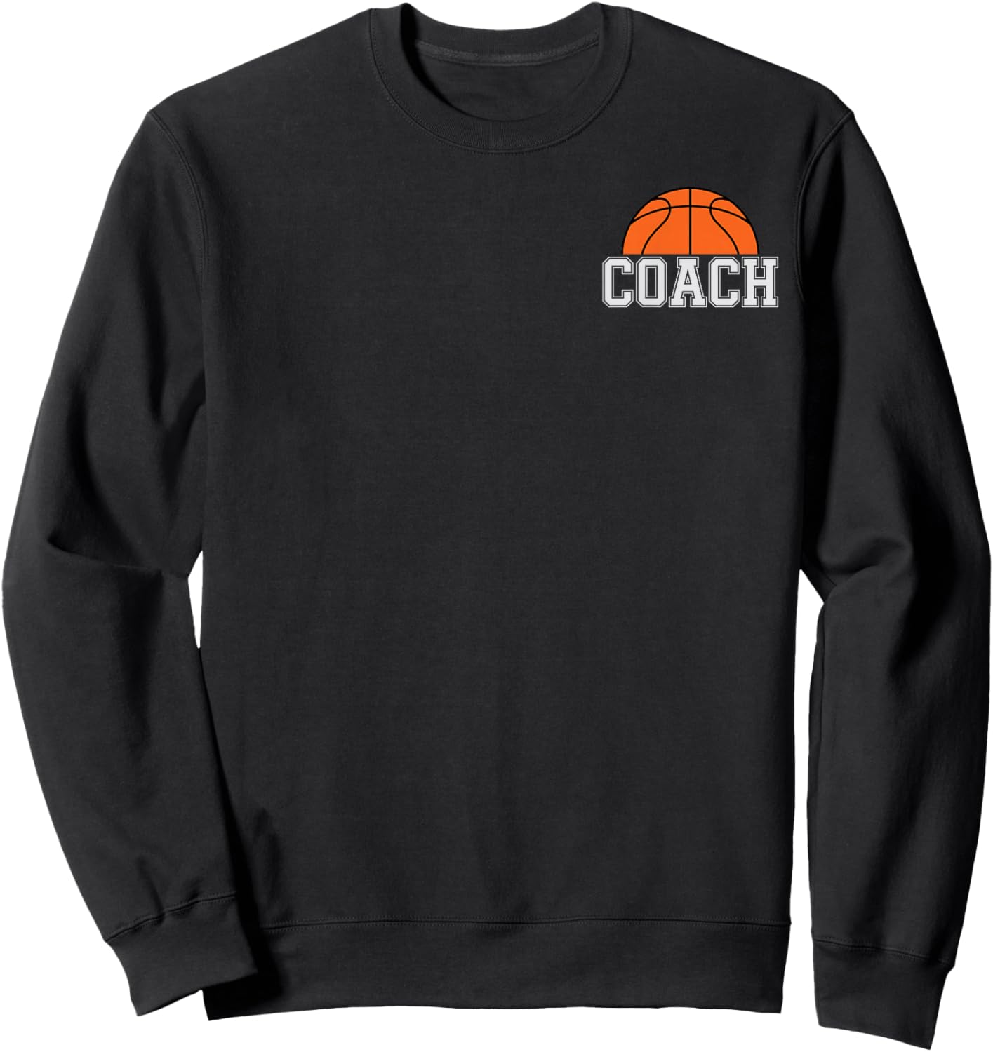 Basketball Coach Pocket Graphic Bball Team Trainer Coaching Sweatshirt - Sweatshirt | Black