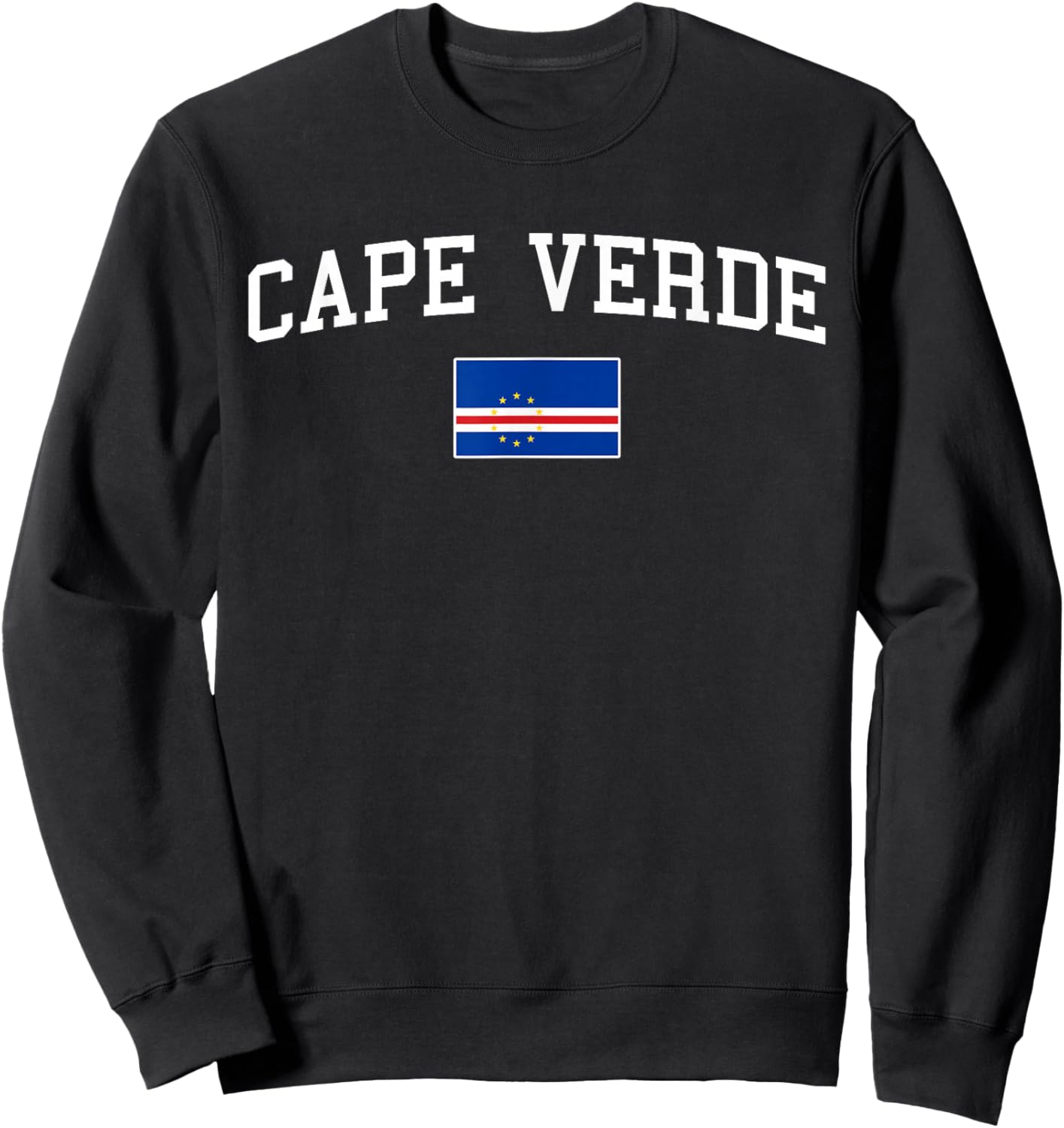Cape Verdean Flag Men Women Kids Cape Verde Sweatshirt - Sweatshirt | Black