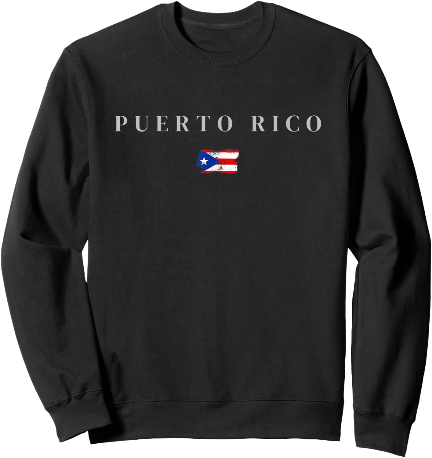 Puerto Rico Boricua Puerto Rican Sweatshirt - Sweatshirt | Black