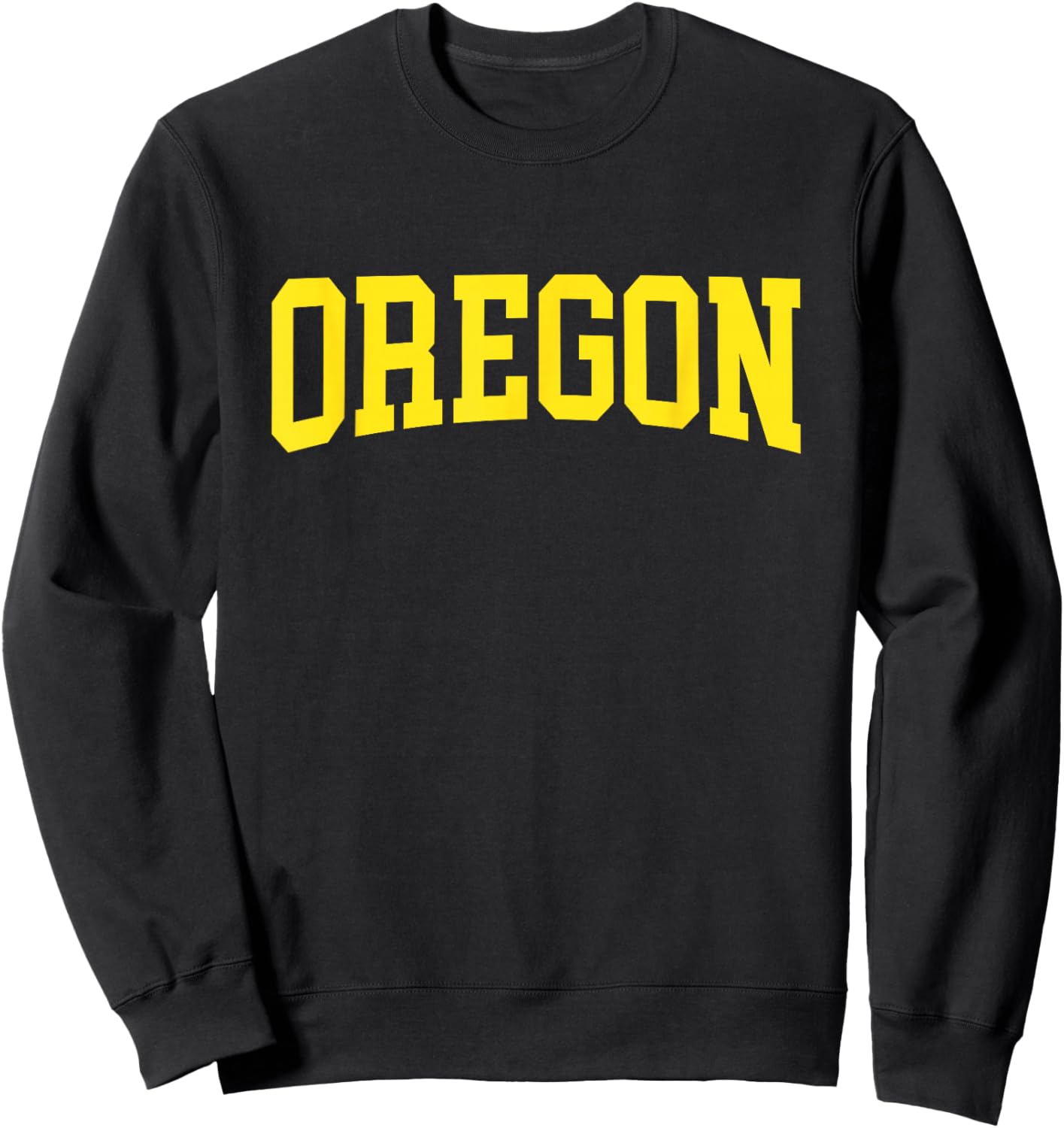 Oregon - Throwback Design - Classic Sweatshirt - Sweatshirt | Black