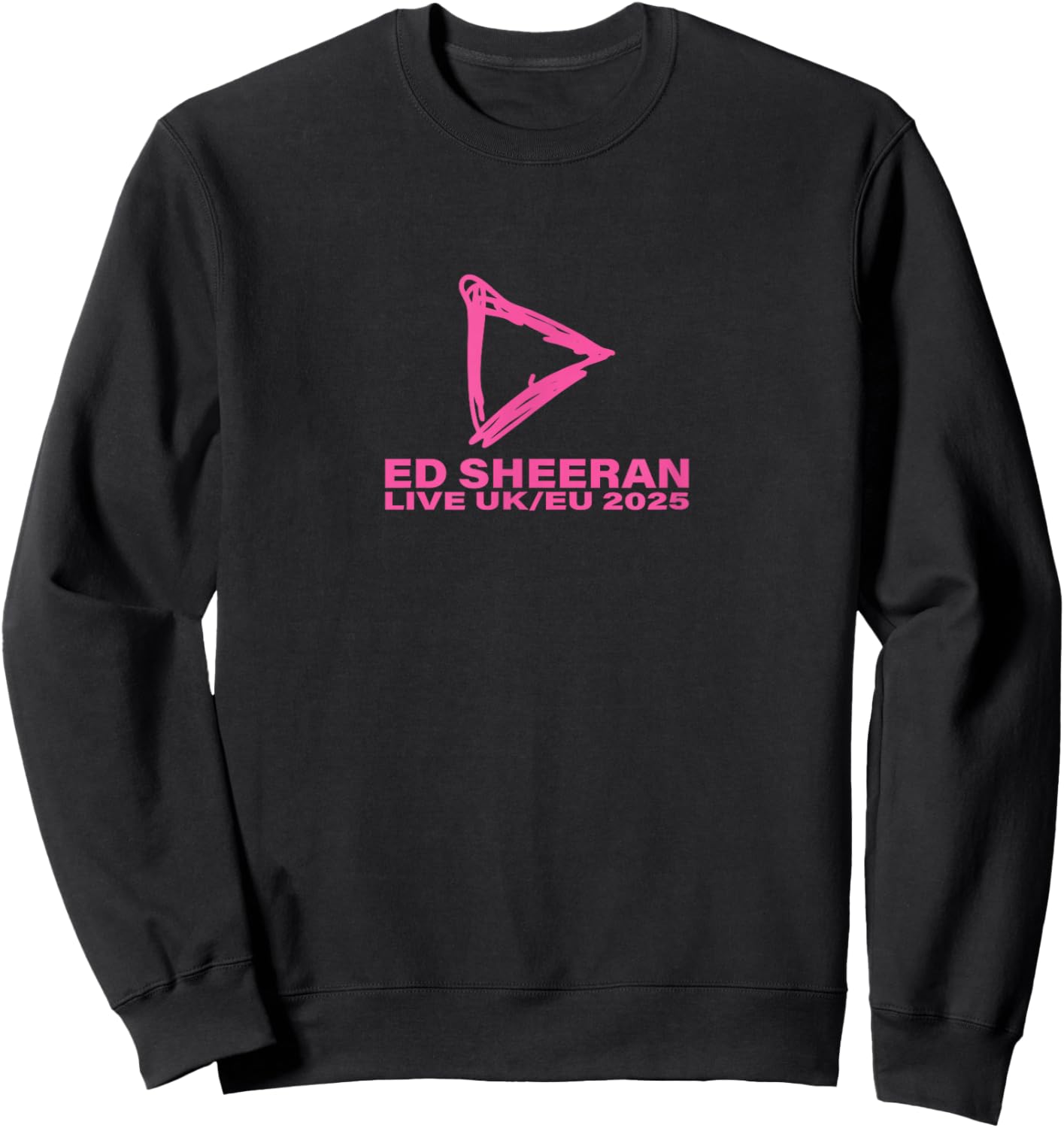 Ed Sheeran Play EU UK Live 2025 Sweatshirt - Sweatshirt | Black