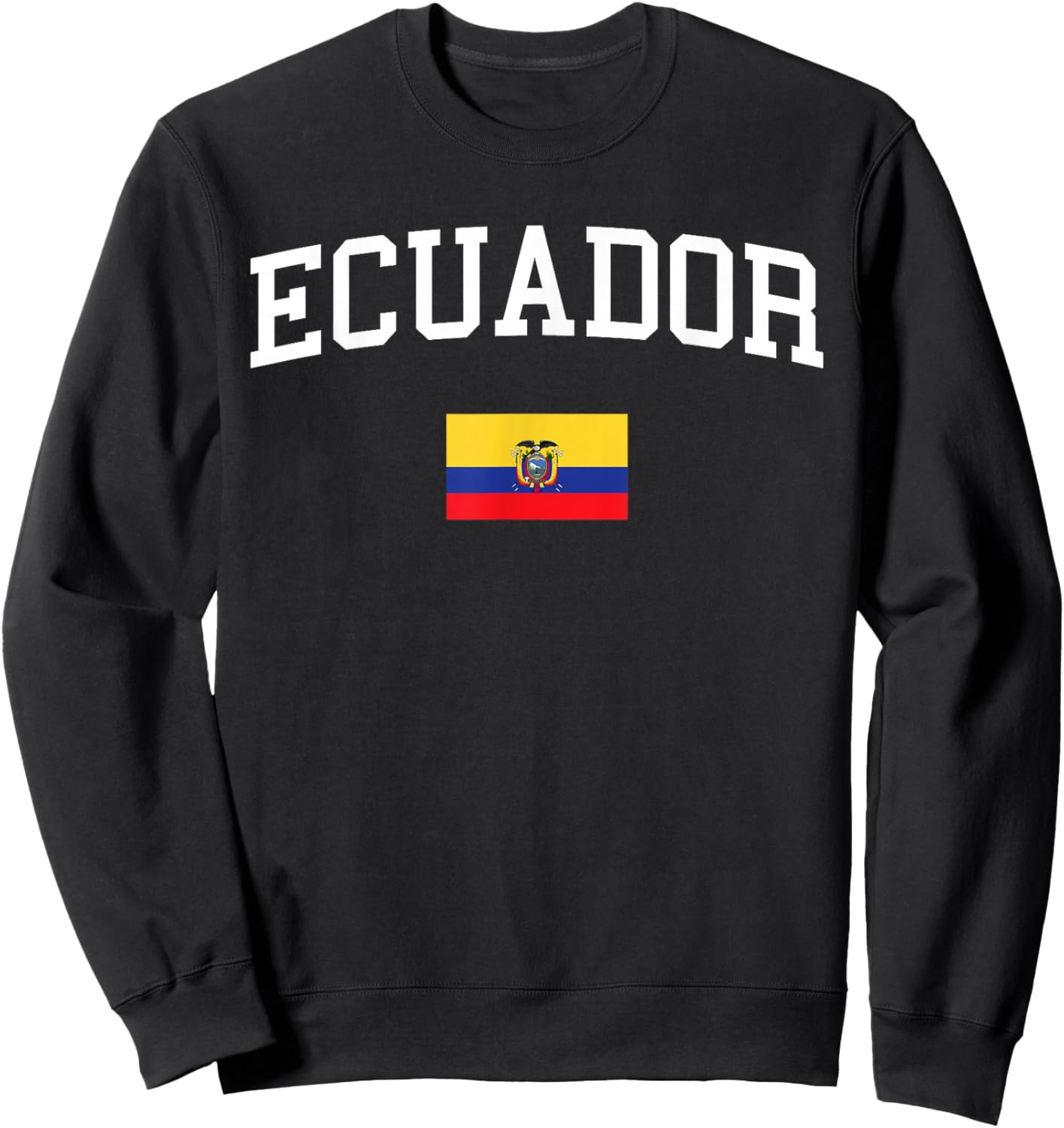 Ecuadorian Flag Men Women Kids Ecuador Sweatshirt - Sweatshirt | Black