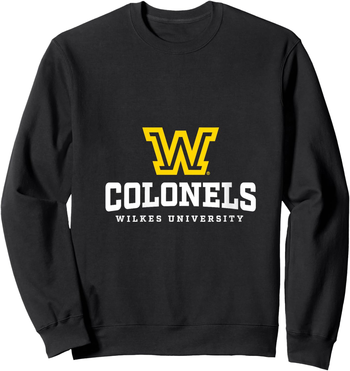 Women's Wilkes University Colonels V-Neck Sweatshirt - Sweatshirt | Black