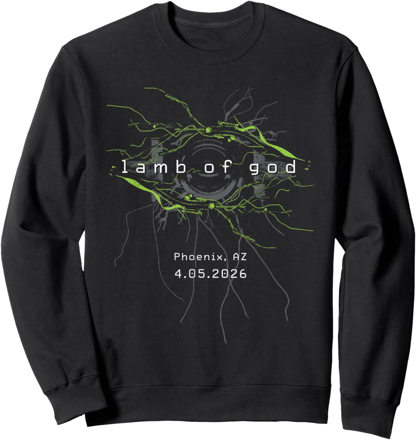 Lamb of God Into Oblivion Tour Phoenix Sweatshirt - Sweatshirt | Black