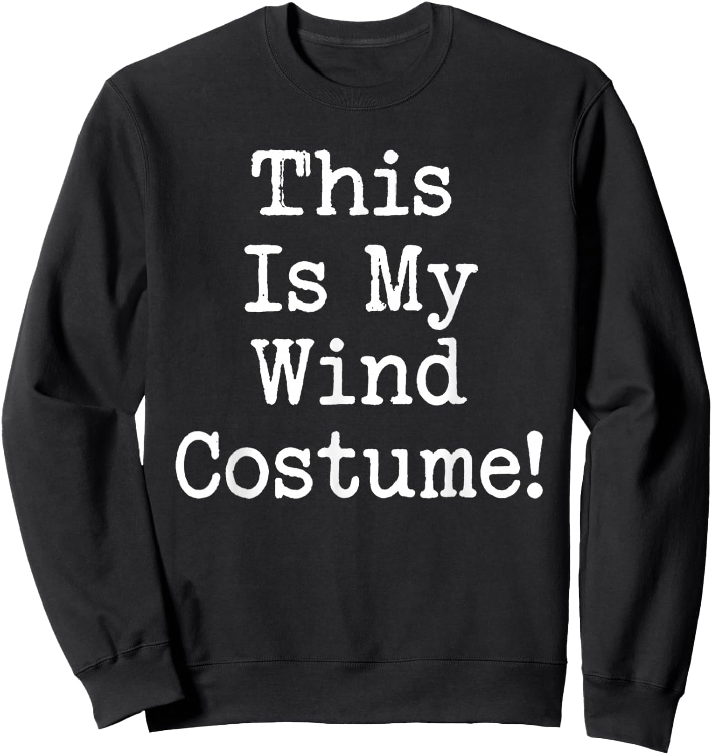 Funny Wind Costume Sweatshirt - Sweatshirt | Black