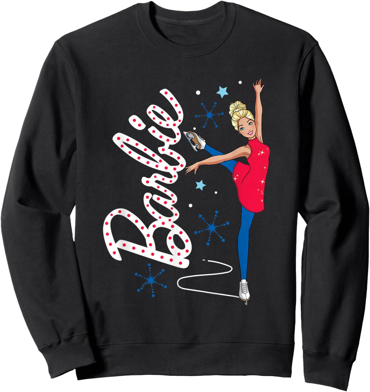 Barbie Ice Skating Sweatshirt - Sweatshirt | Black