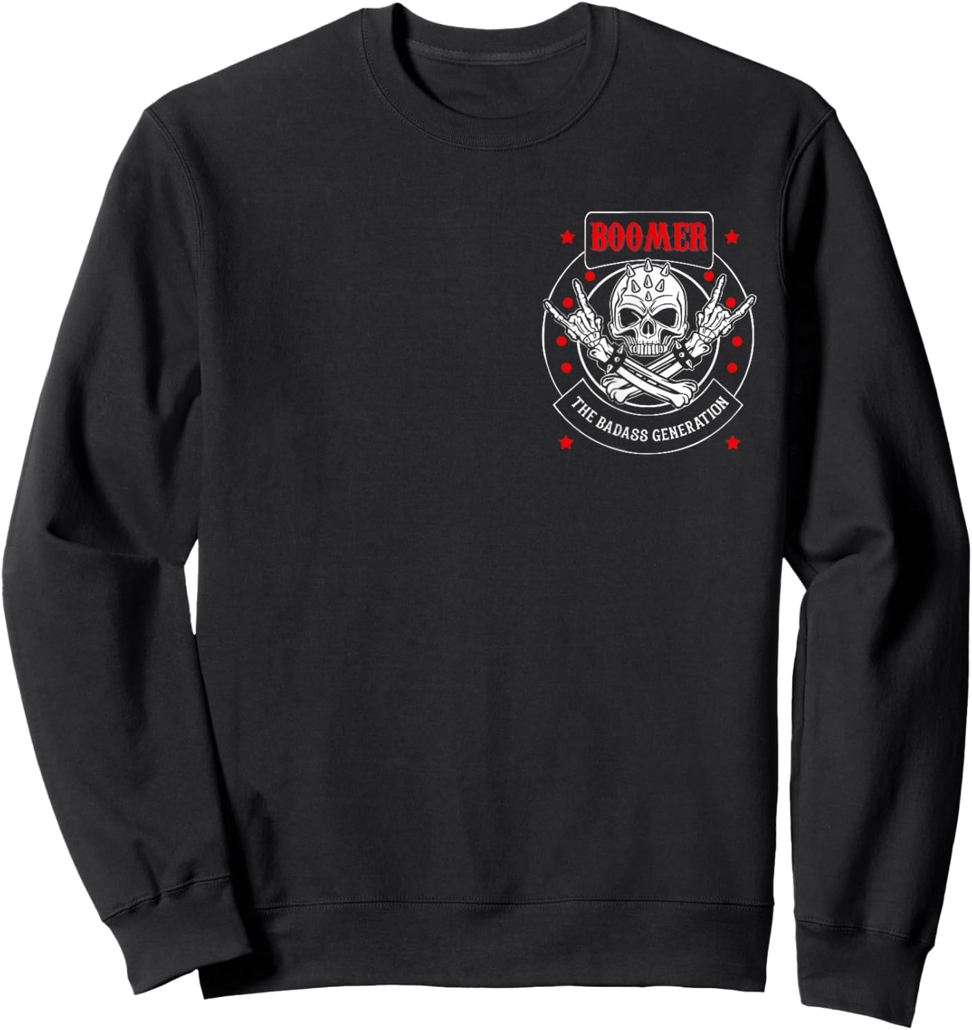 Two Side Sweatshirt - Sweatshirt | Black
