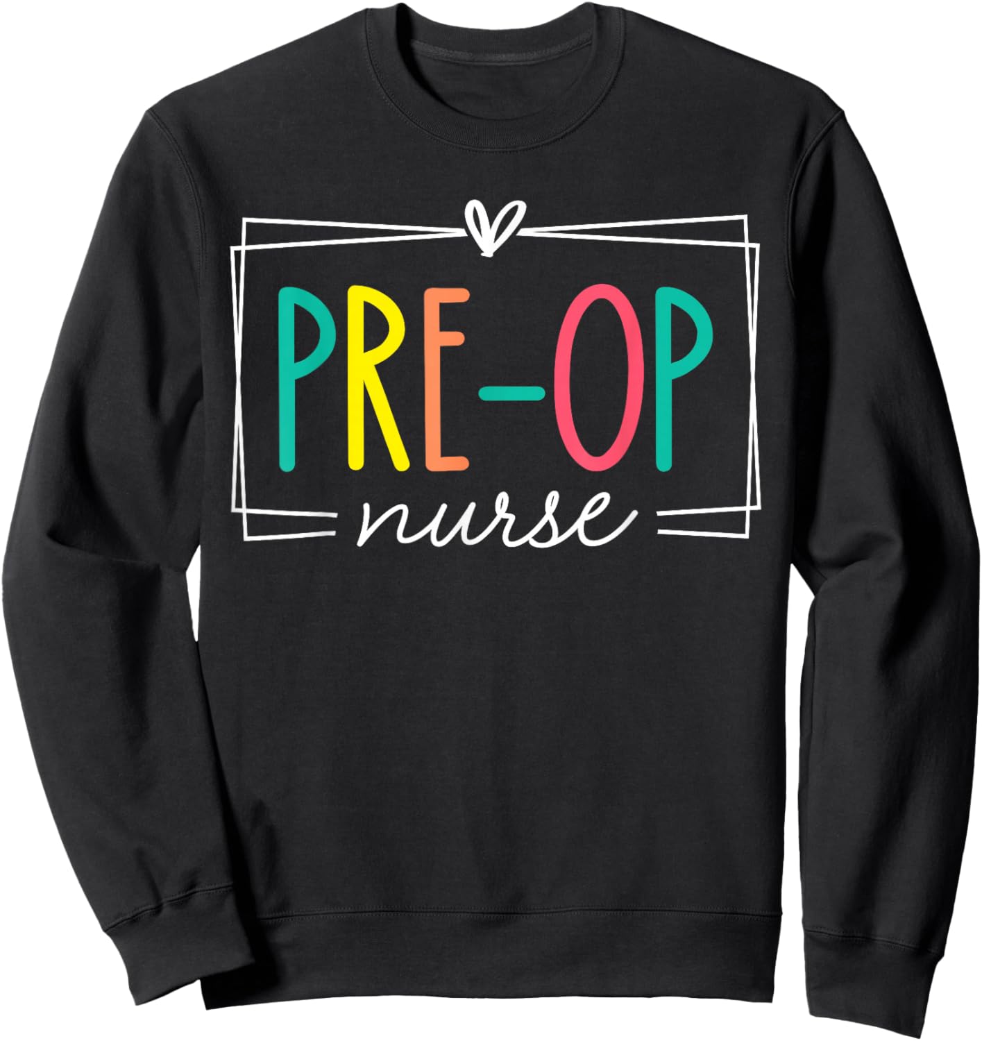 Pre OP Nurse Surgical Operating Room Nursing Staff Women Sweatshirt - Sweatshirt | Black