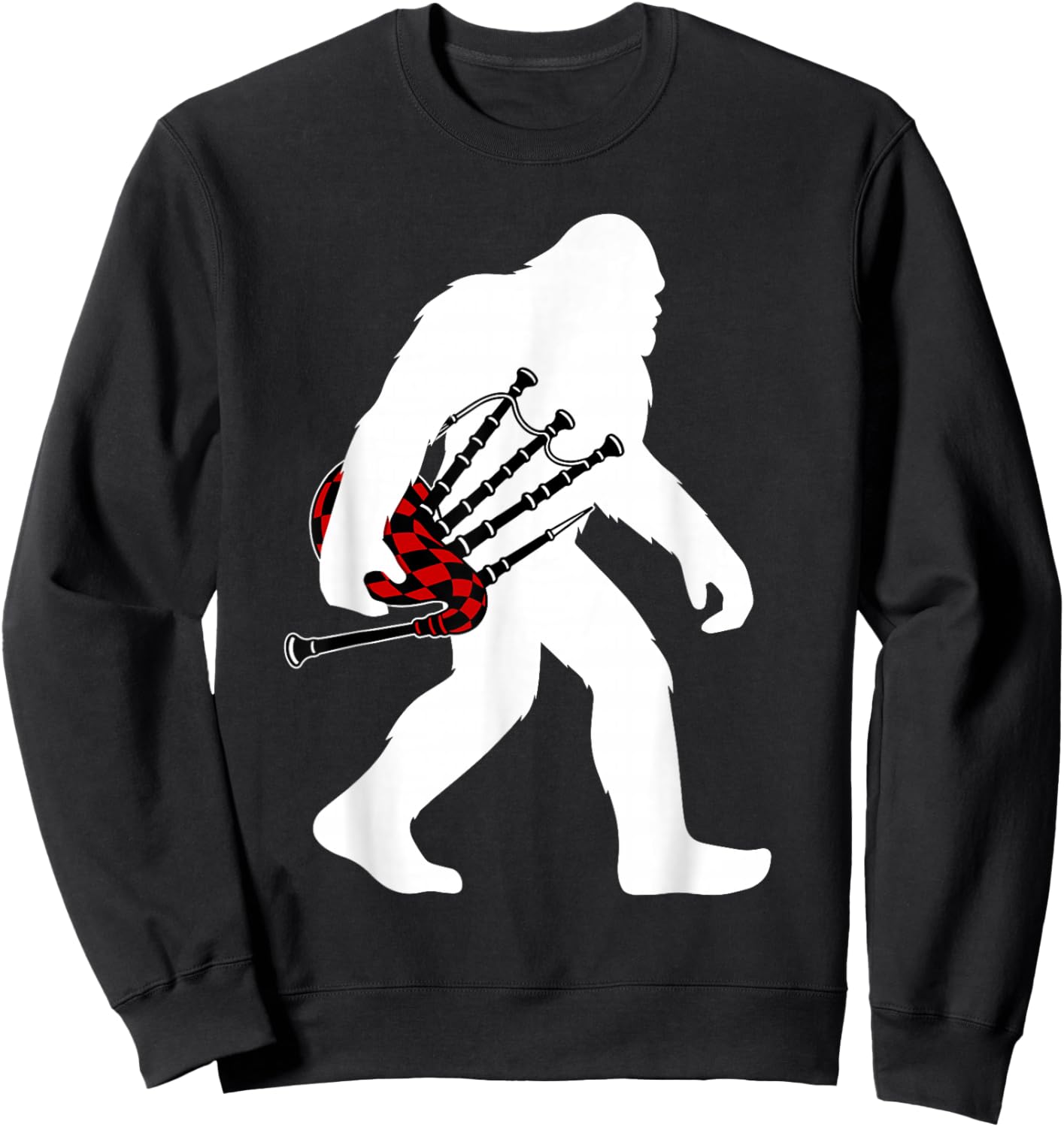 Cool Bagpipe Art Women Music Bagpipe Player Bagpiper Sweatshirt - Sweatshirt | Black
