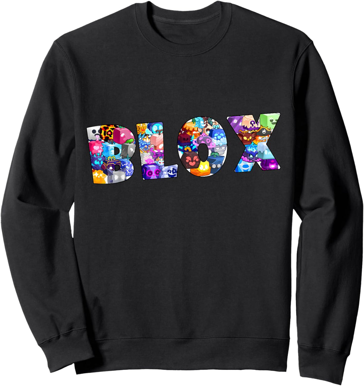 Every Fruit in The List All Blox Fruits Sweatshirt - Sweatshirt | Black