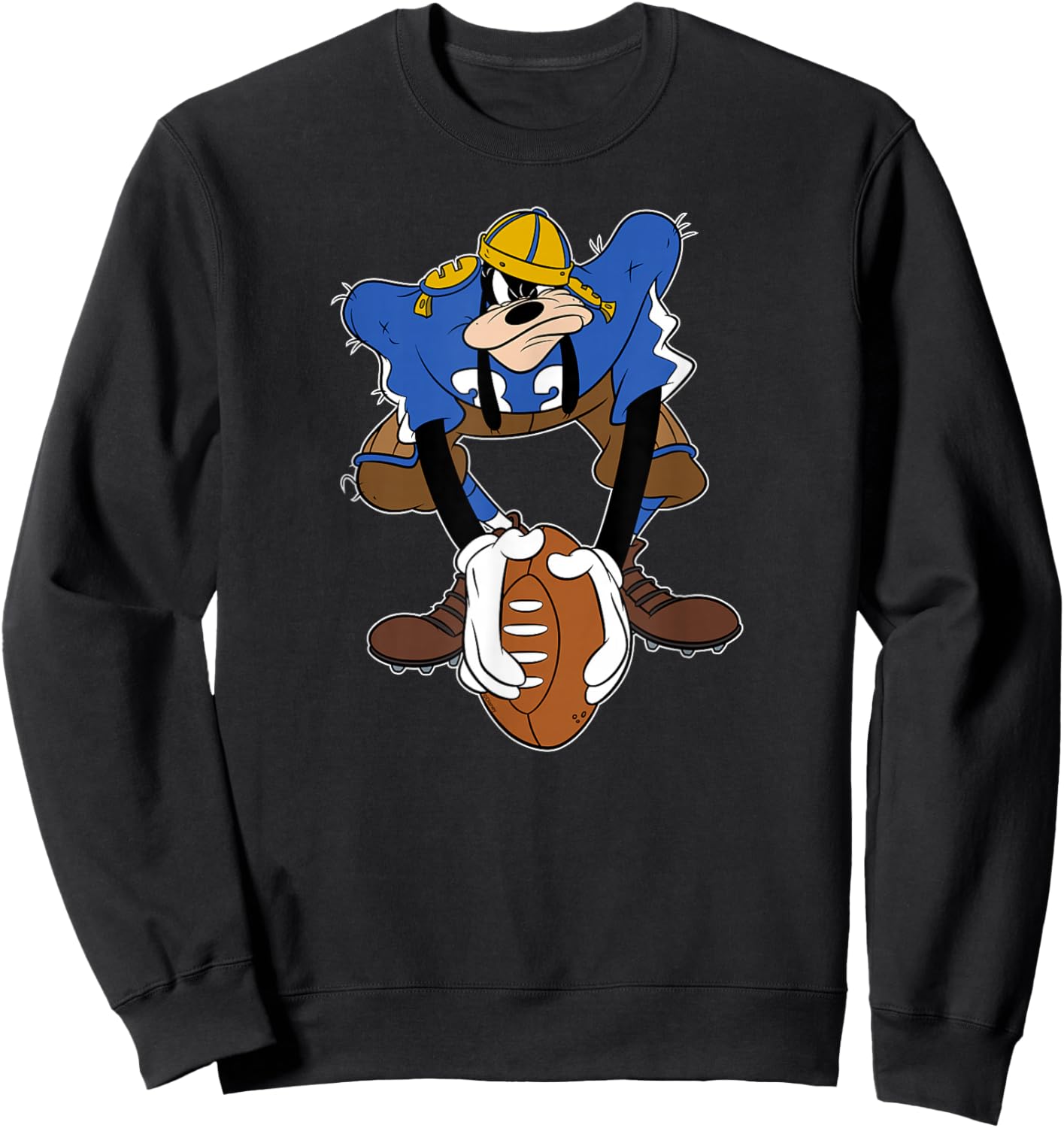 Disney Sports Goofy Football Team Player Sweatshirt - Sweatshirt | Black