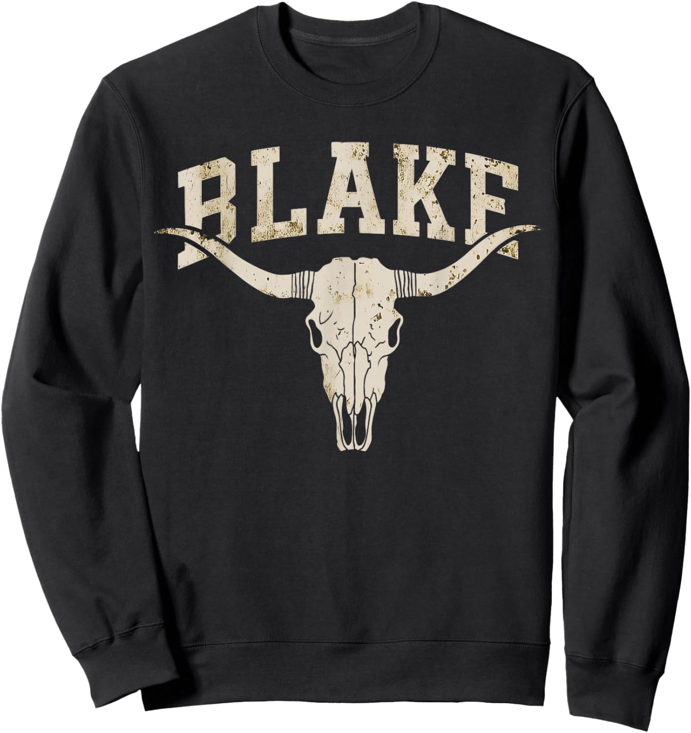 Vintage Blake Name Pride Gift Women Kid Boy Girl Sweatshirt - Sweatshirt | Black