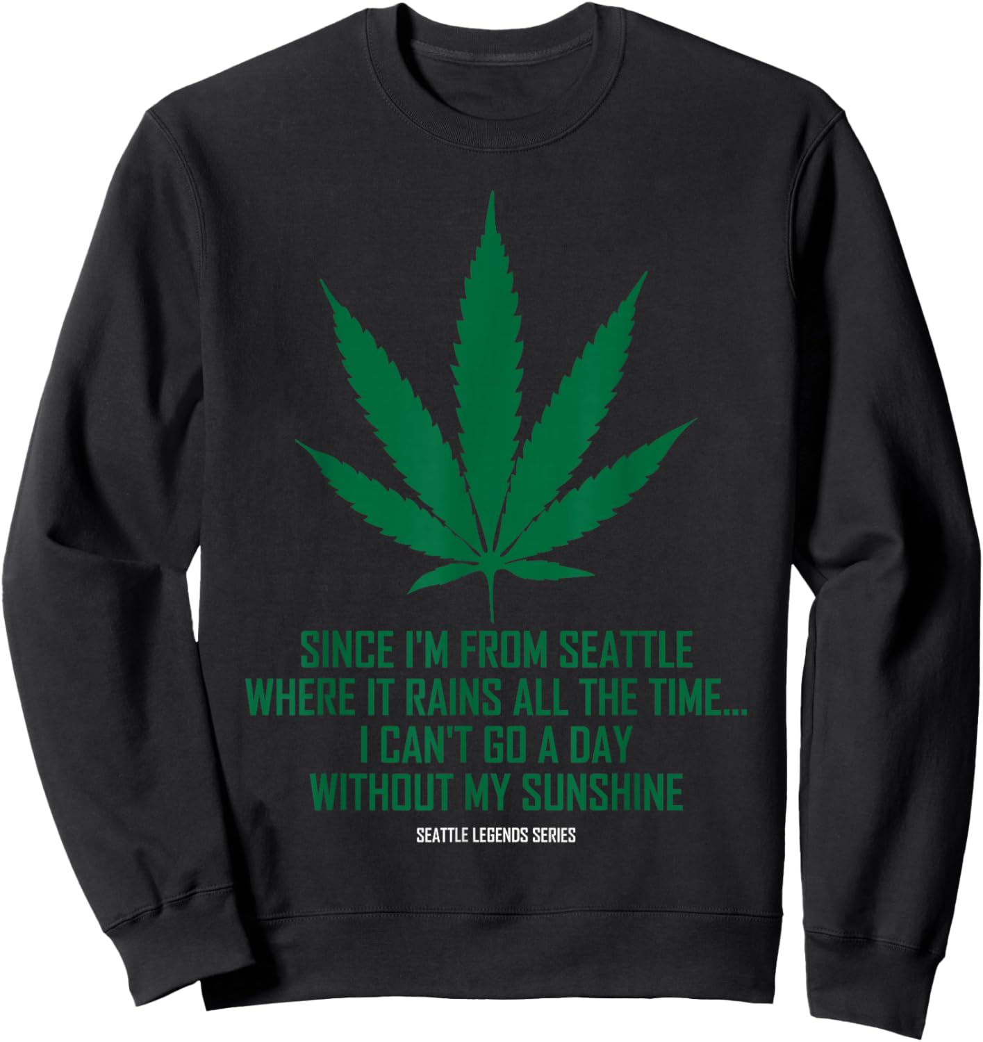 Seattle Sunshine Sweatshirt - Sweatshirt | Black