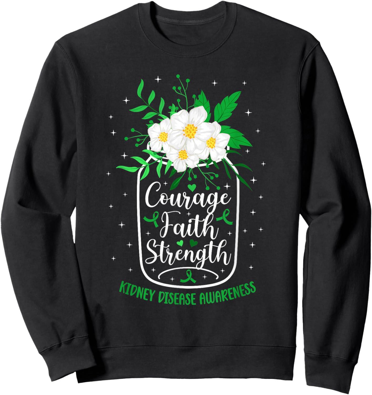 Kidney Disease Awareness Kidney Disease Survivor Sweatshirt - Sweatshirt | Black