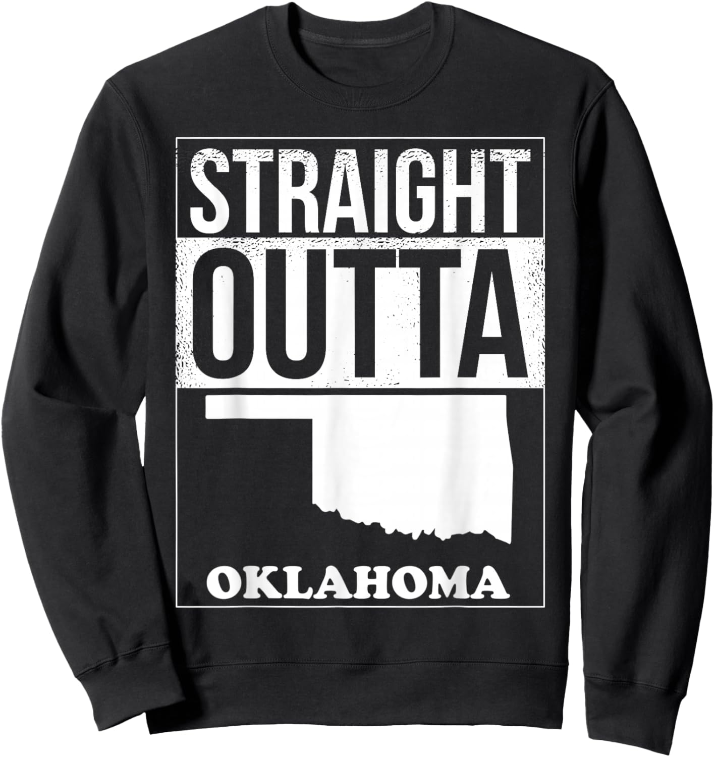 Oklahoma Retro Youth Jersey Clothing Kids Oklahoma Sweatshirt - Sweatshirt | Black