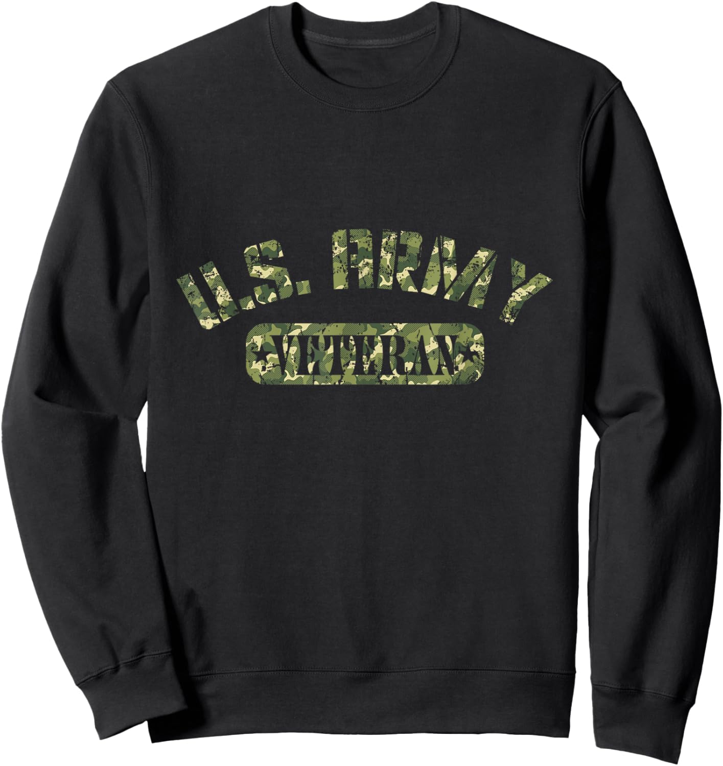 US Veteran Dad Veterans Day Birthday Thank You Sweatshirt - Sweatshirt | Black
