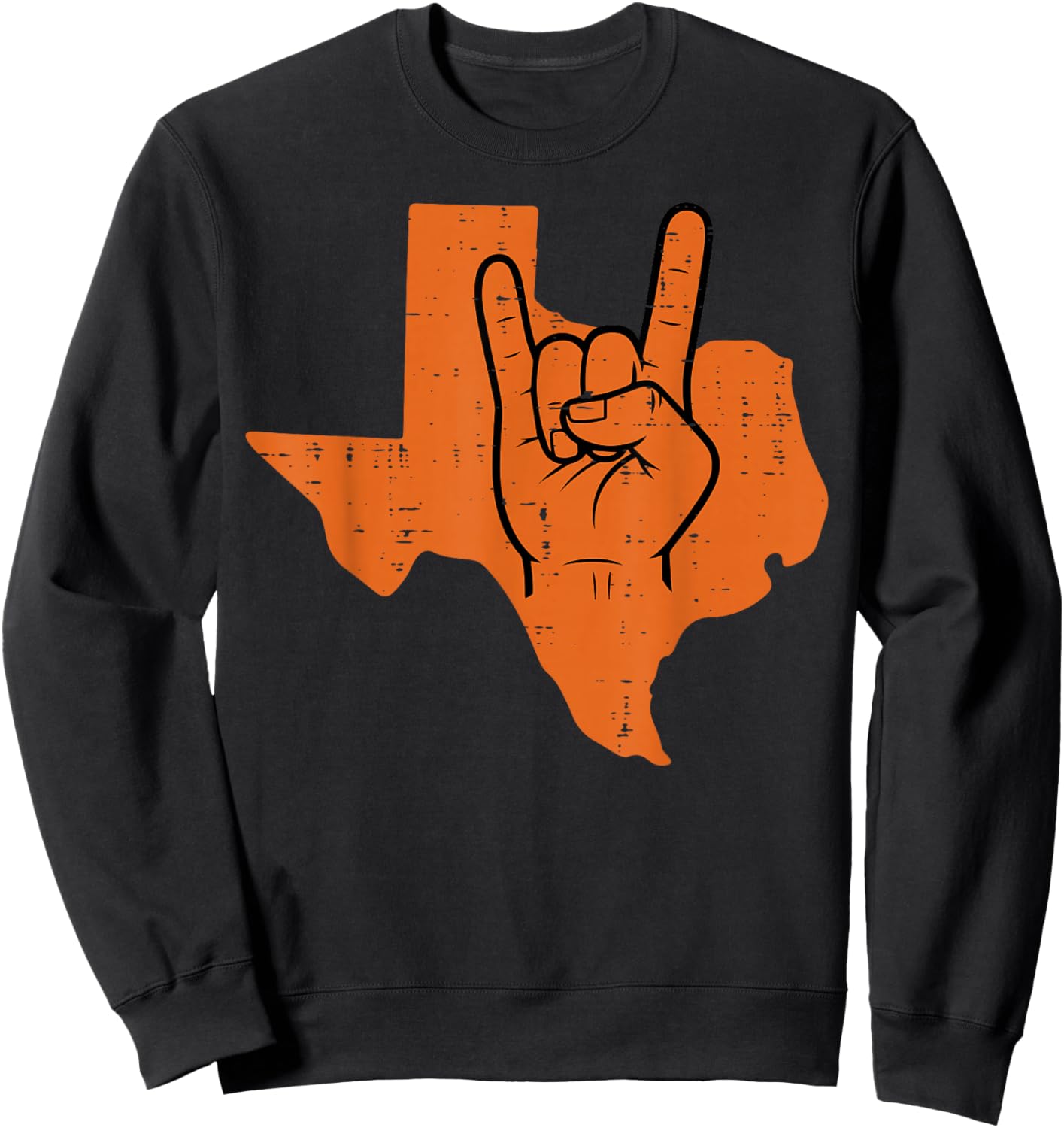 Texas Boys Youth Teen Kids Girls Men Women Sweatshirt - Sweatshirt | Black