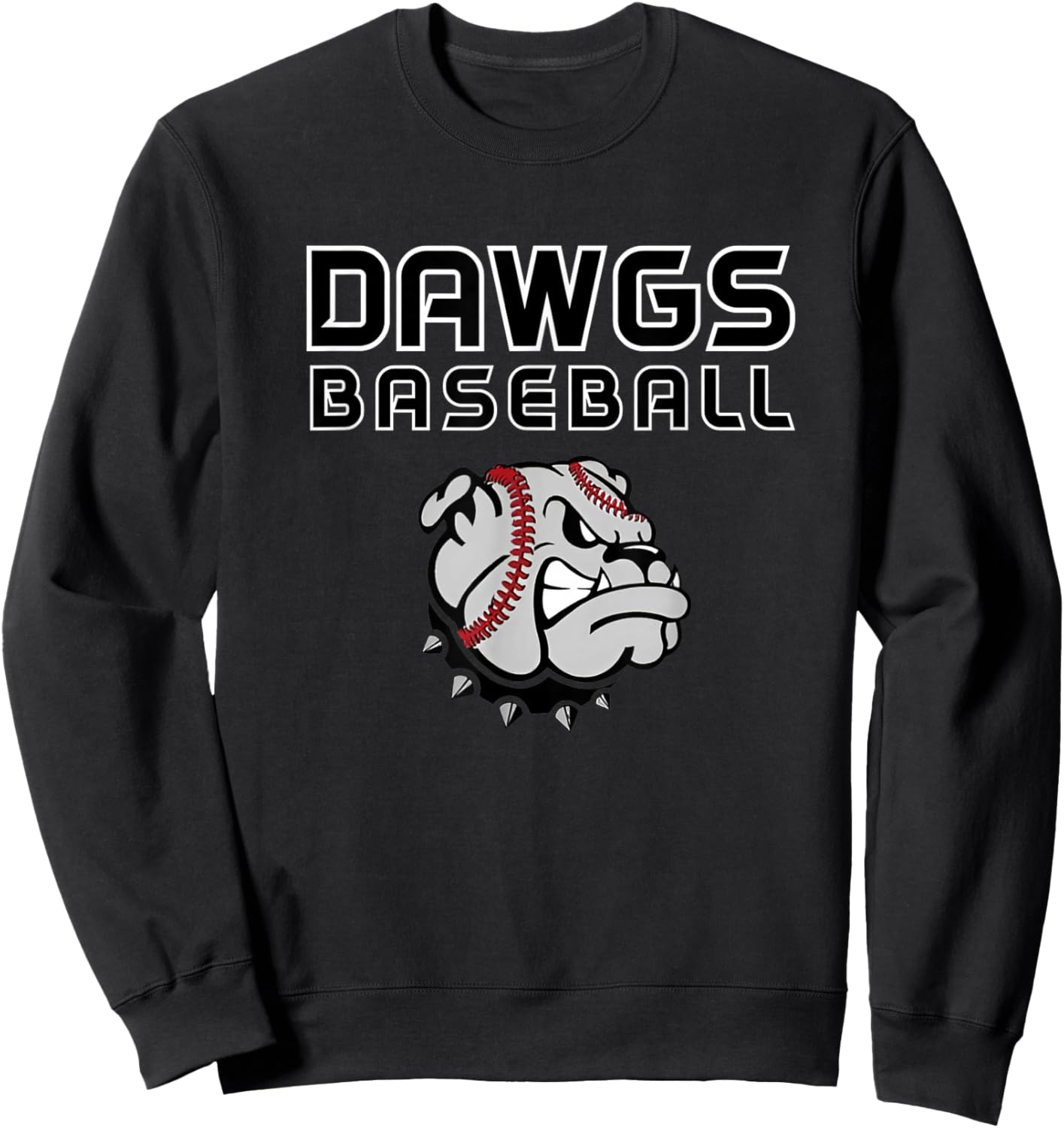 Dawgs Baseball Black Sweatshirt - Sweatshirt | Black