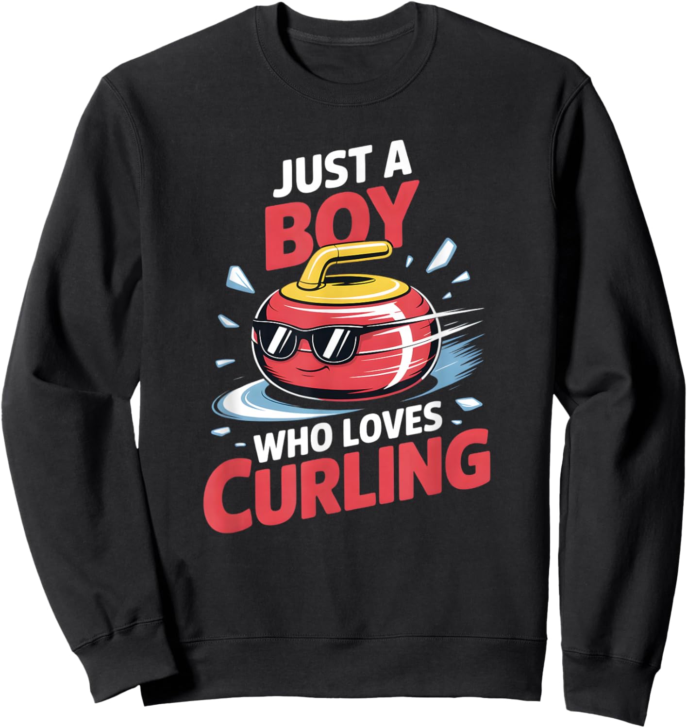 Boys Curling Sweatshirt - Sweatshirt | Black