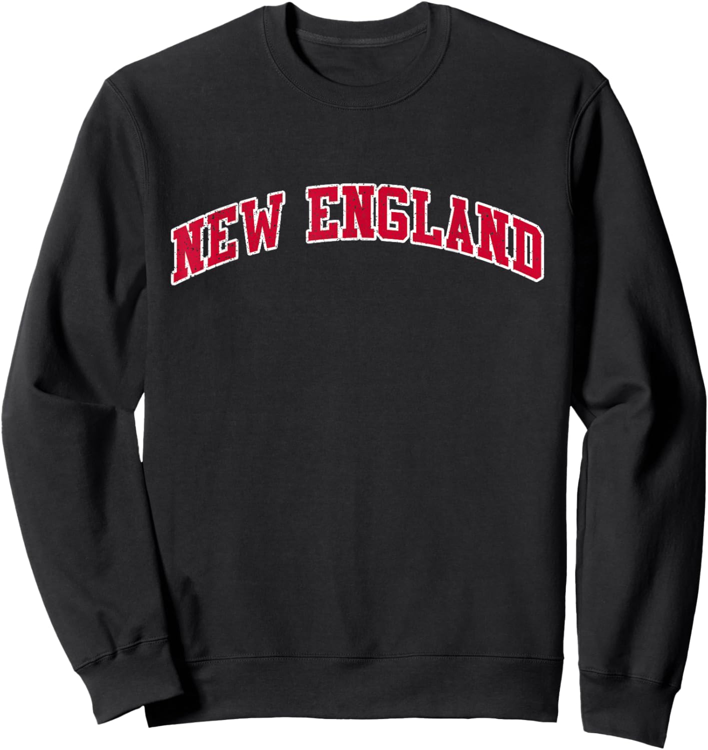 Retro Vintage New England Text Men Women Boy Girl Sweatshirt - Sweatshirt | Black