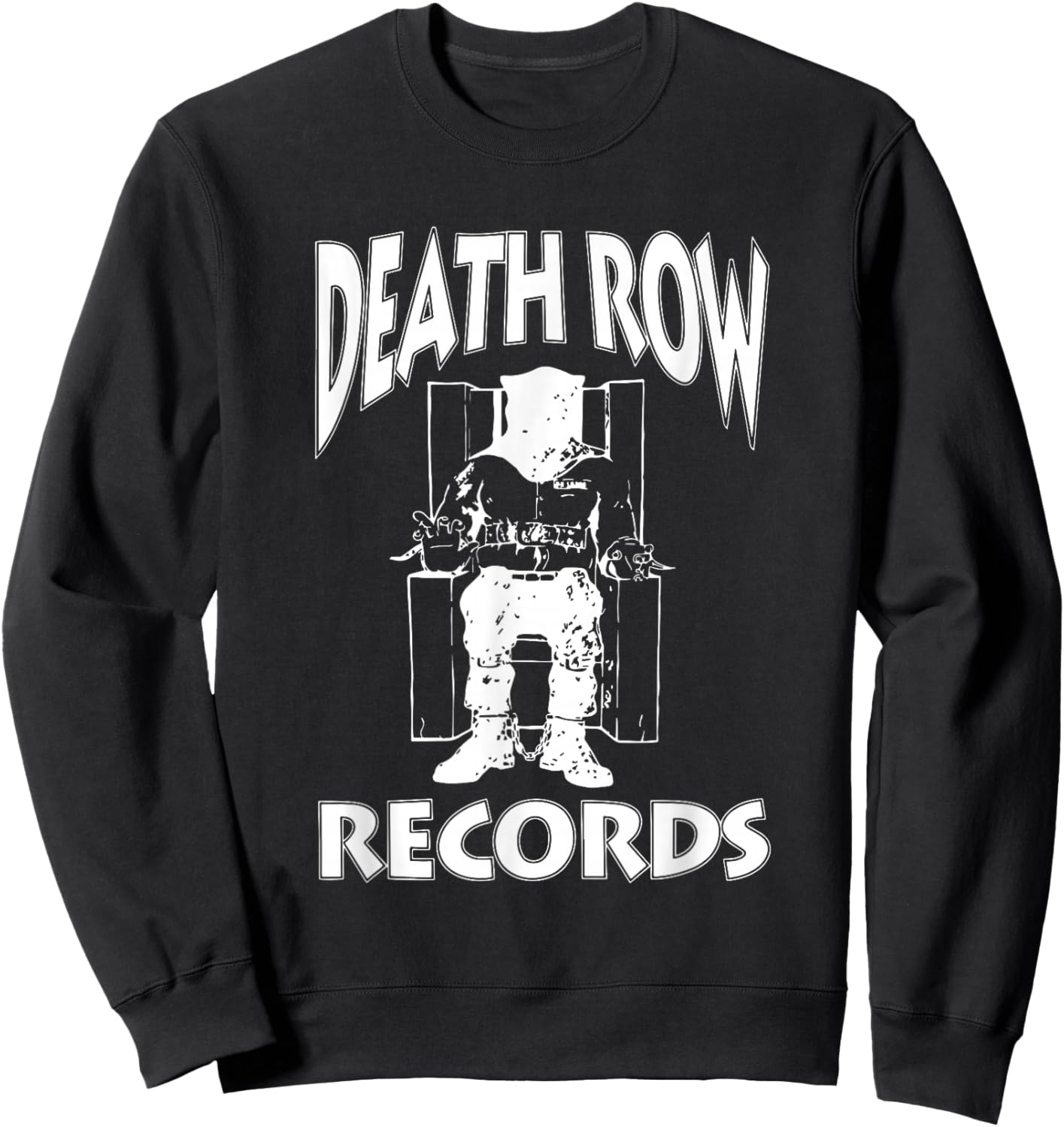 Official Death Row Records Classic Logo Sweatshirt - Sweatshirt | Black