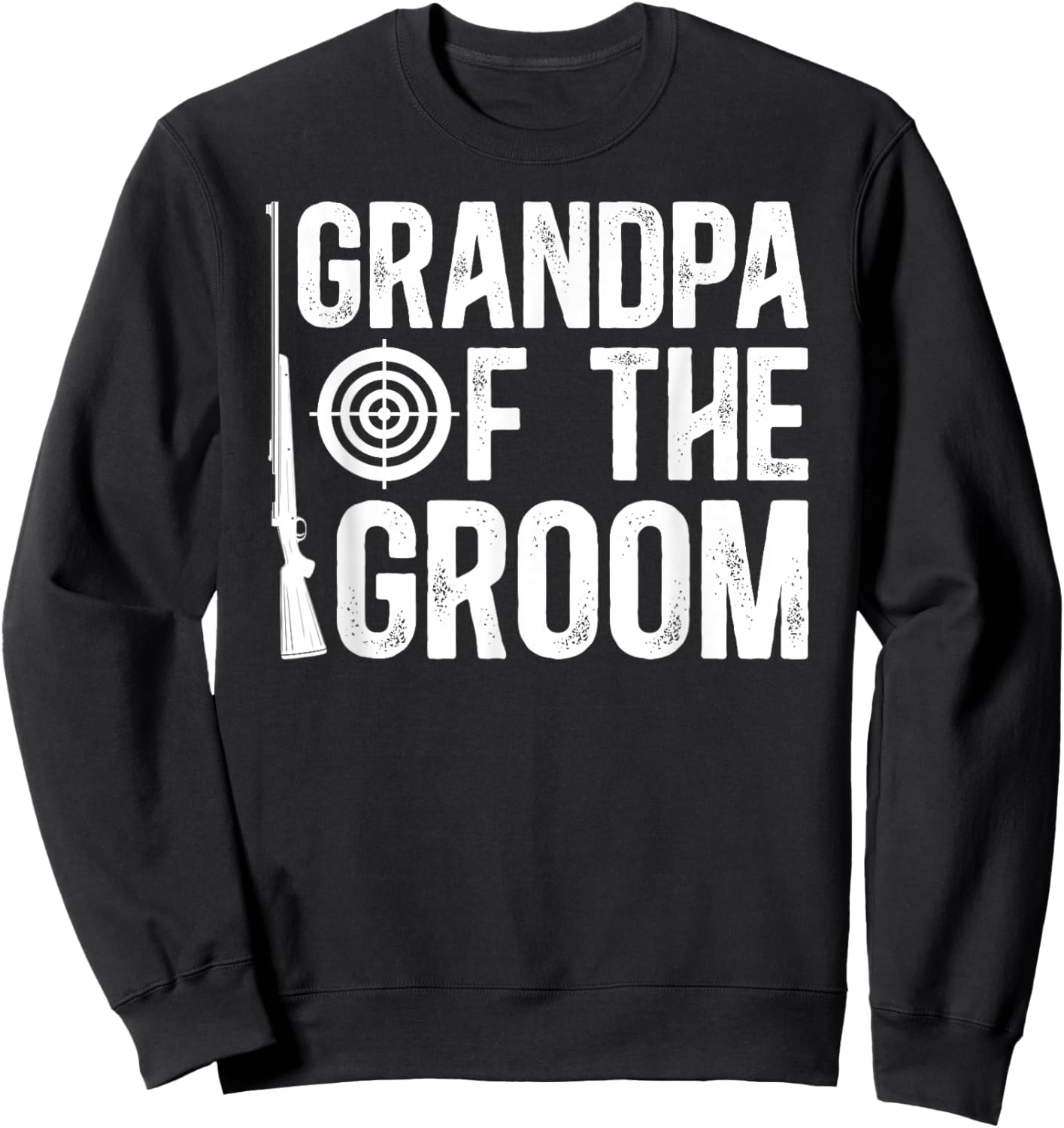 Grandpa of The Groom Grandfather Groom's Grandpa Sweatshirt - Sweatshirt | Black