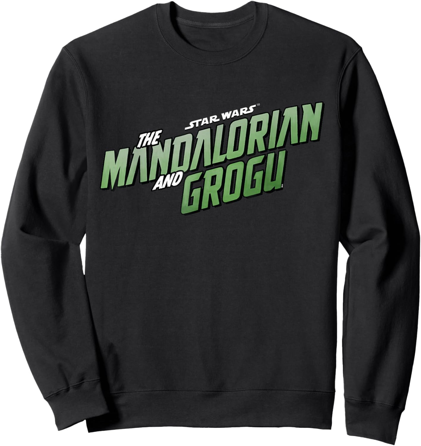 Star Wars The Mandalorian and Grogu Official Movie Logo Sweatshirt - Sweatshirt | Black