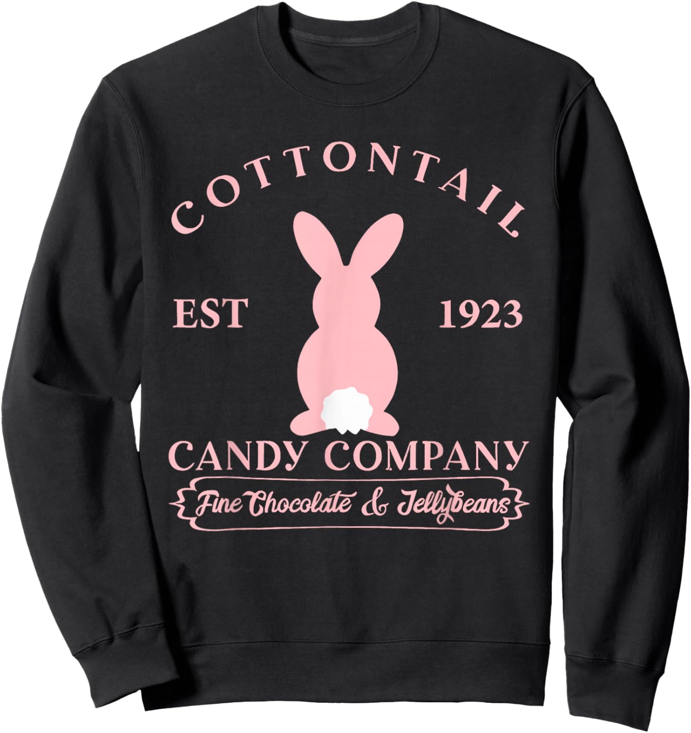 Cottontail Candy Company Easter Carrot Family Easter Day Sweatshirt - Sweatshirt | Black