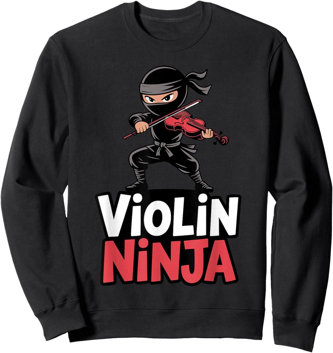 Cool Violin Art Women Violinist Violin Player Violin Sweatshirt - Sweatshirt | Black